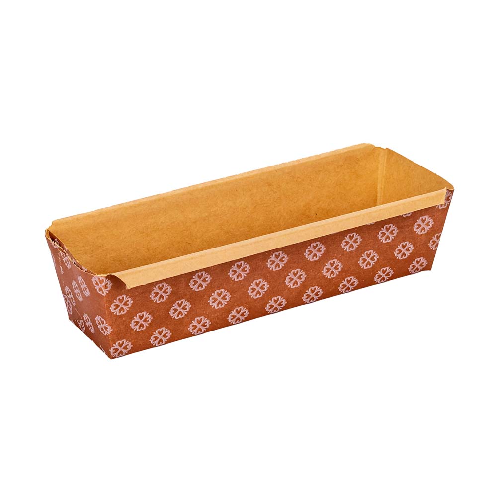 MOLDE BUDIN PAPEL .MEDIANO 250/300GRS (5*18.5*5CM) *100UNID