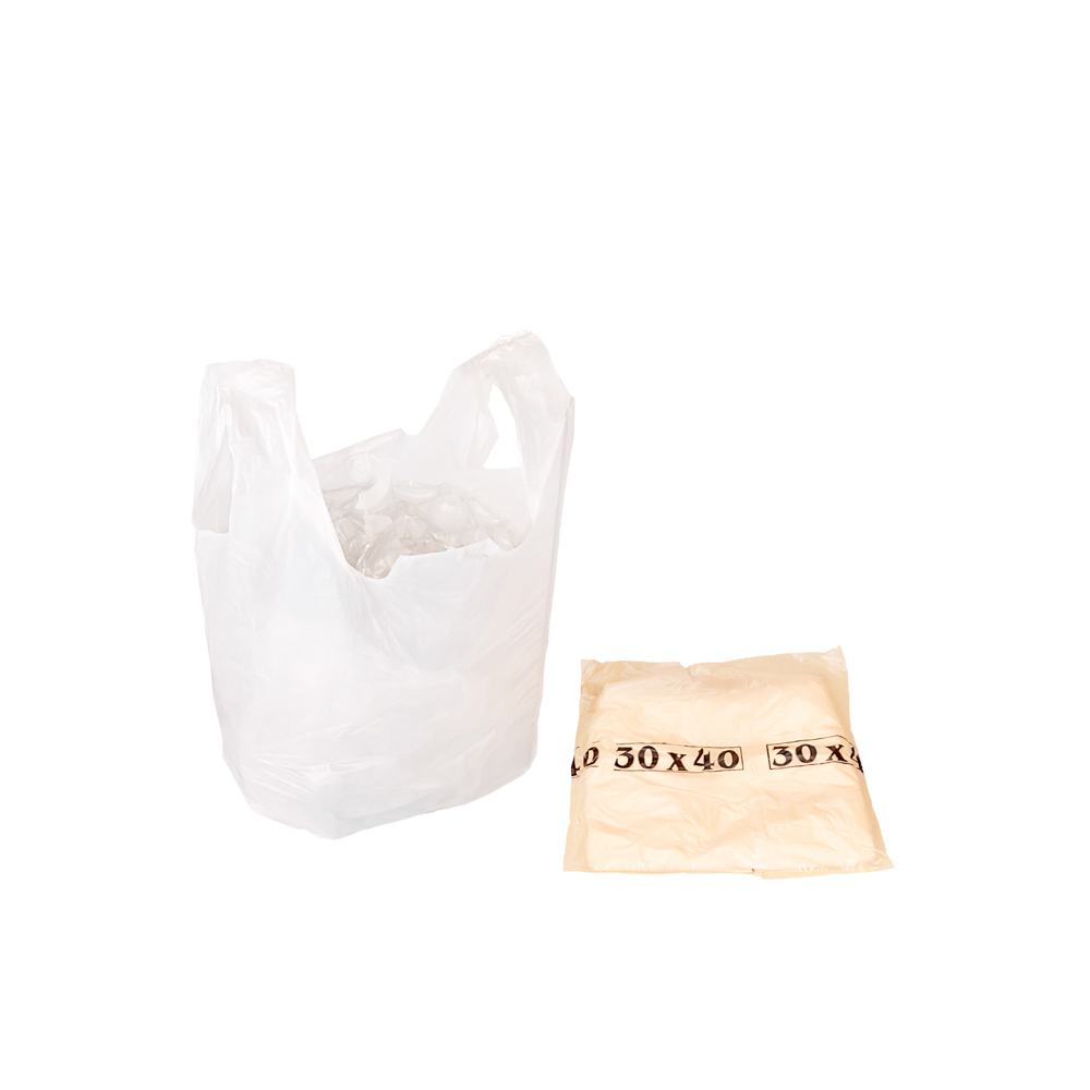 BOLSAS CAMISETA STANDARD BLANCA 30*40CM A/D MAPSA (NARANJITA) *80UNID