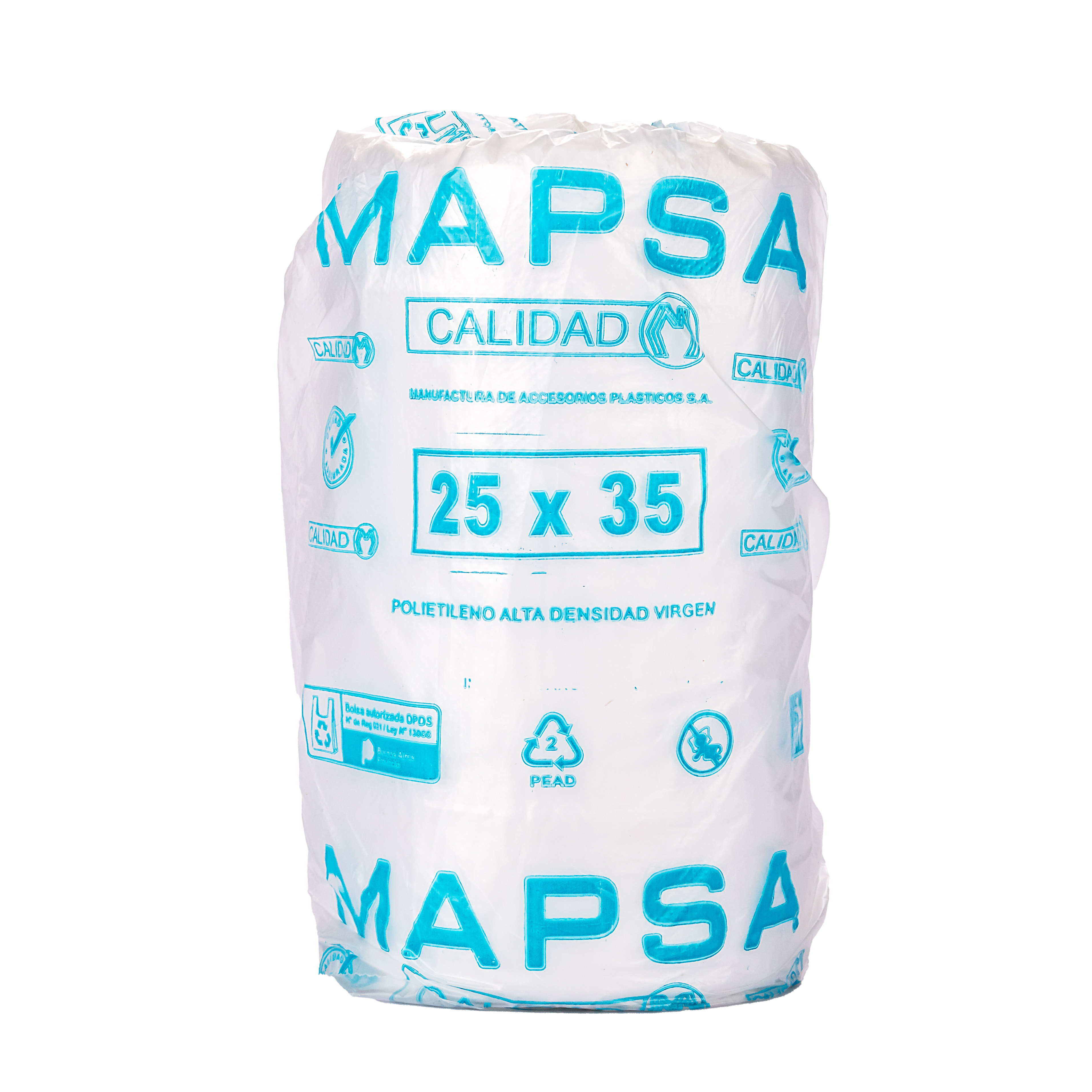 BOLSAS ARRANQUE A/D (ROLLO *750GRS) 25*35CM MAPSA  *UNID
