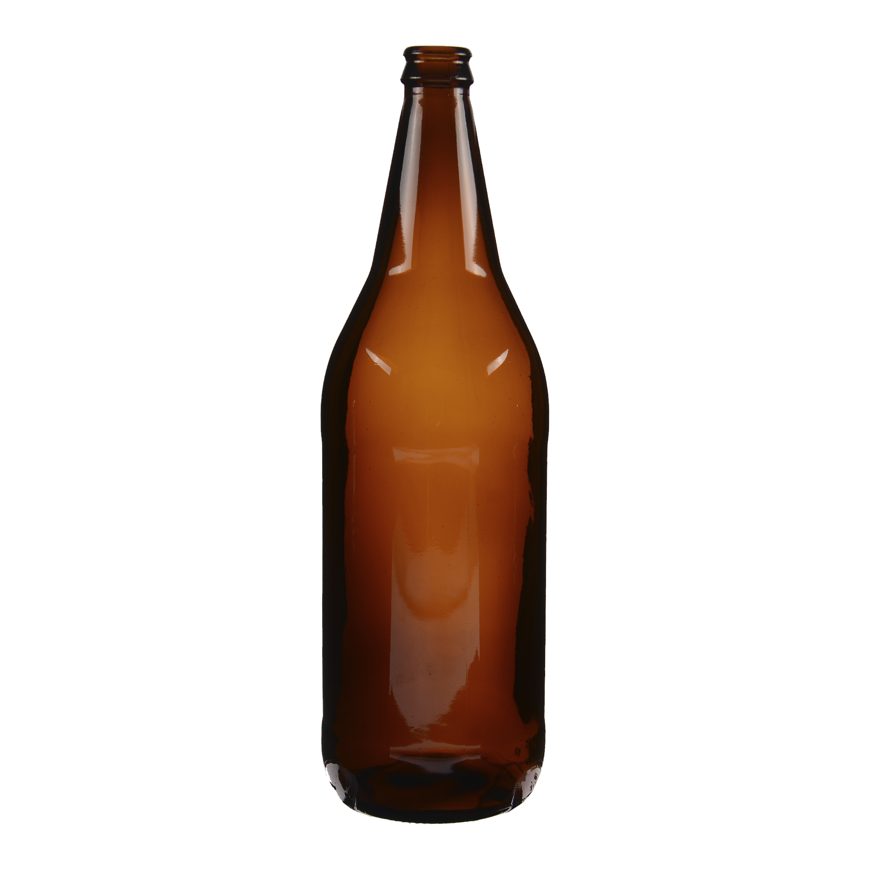 BOTELLA VIDRIO AMBAR CERVEZA.1000ML STANDARD (SIN TAPA) PACK *12UNID