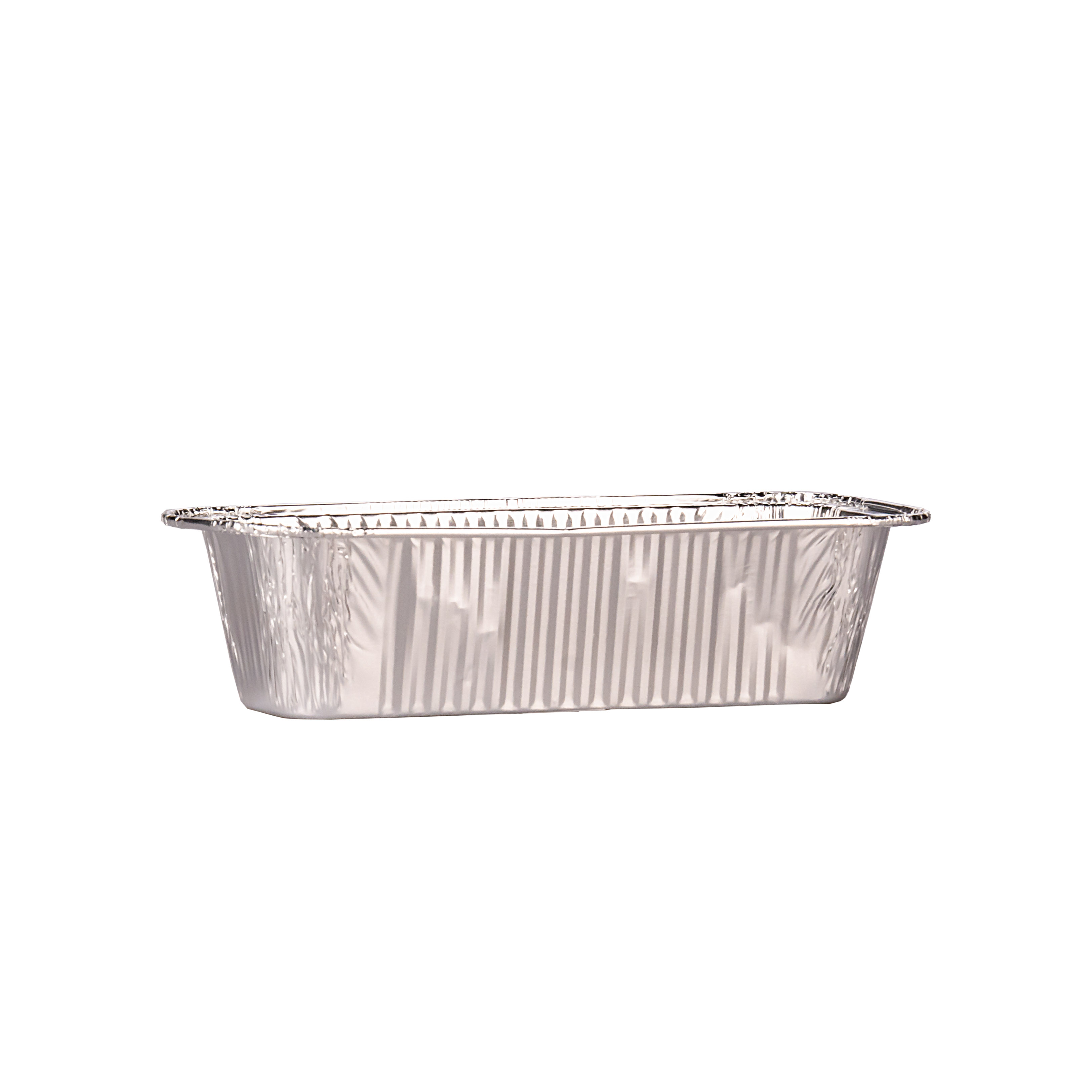 MOLDE BUDIN ALUMINIO DESCARTABLE MINI (RAL9) (5*11*3.5CM) *25UNID