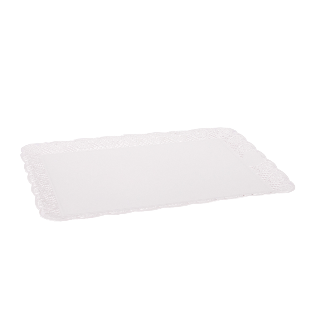 BANDEJA BLONDA PLASTICA RECTANGULAR 2000GRS (27*36CM) *UNID