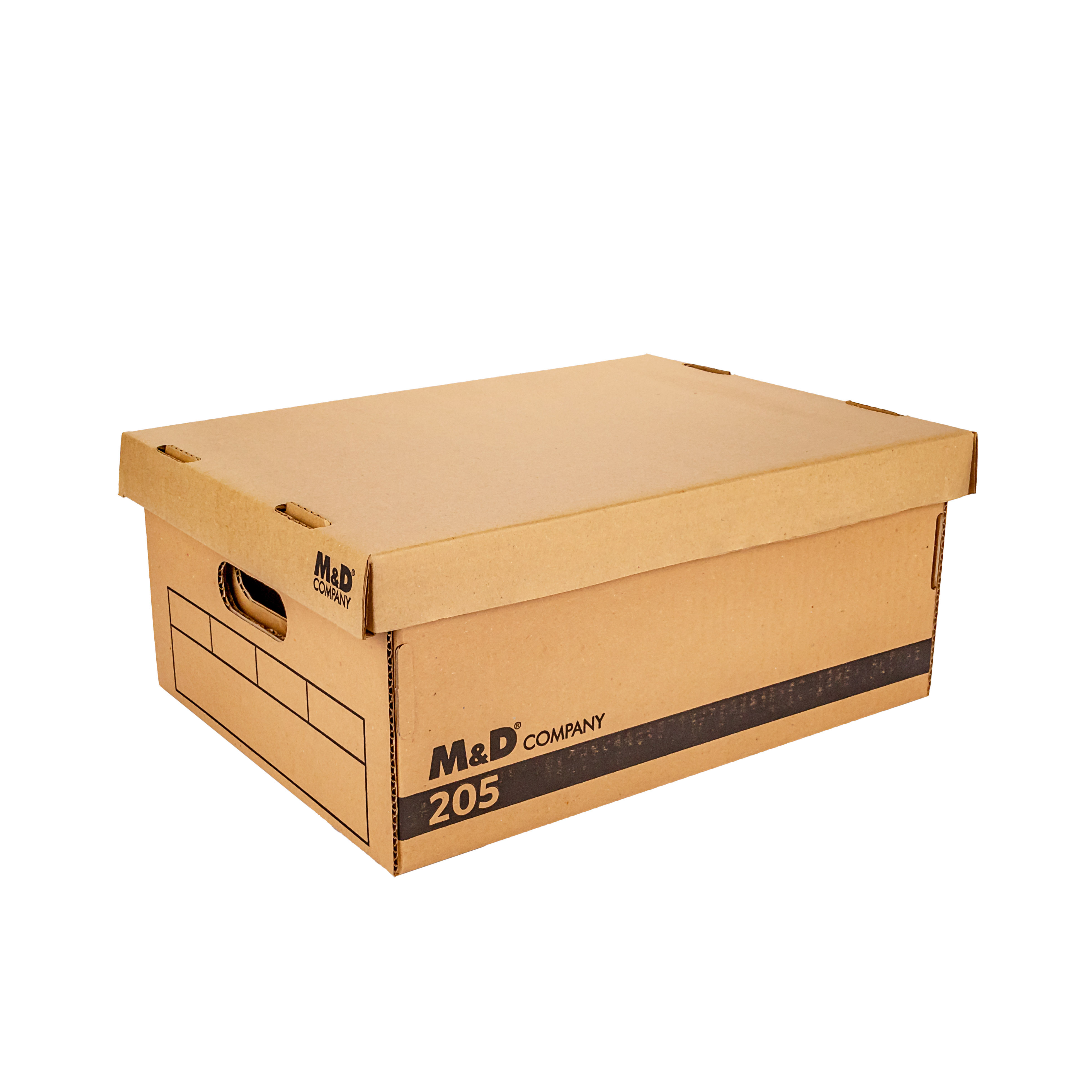 CAJA ARCHIVO CARTON AMERICANA BAJA KRAFT M&amp;D (30*40*17CM) *UNID