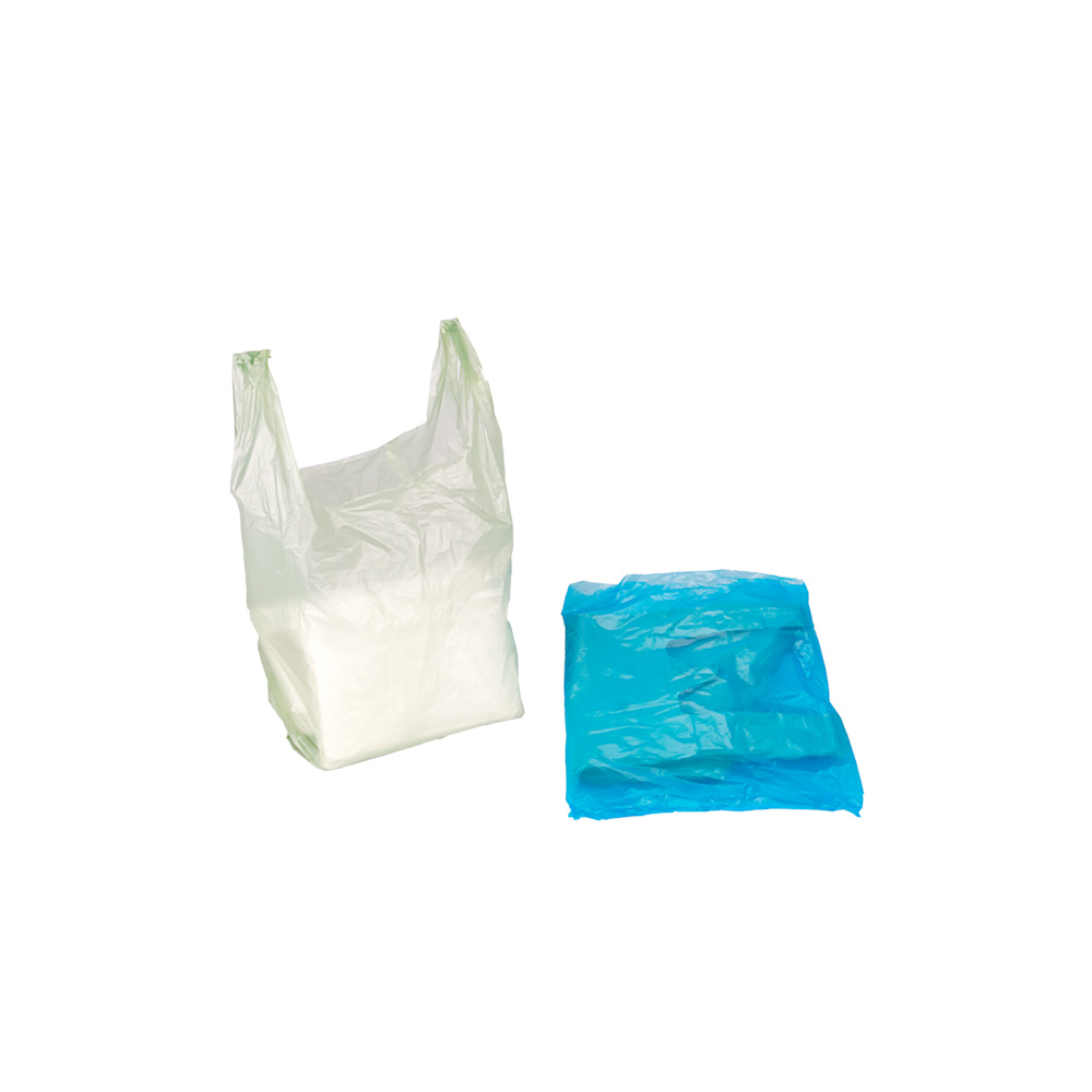 BOLSAS CAMISETA REFORZADA VERDE 30*40CM A/D MULTI *PAQ
