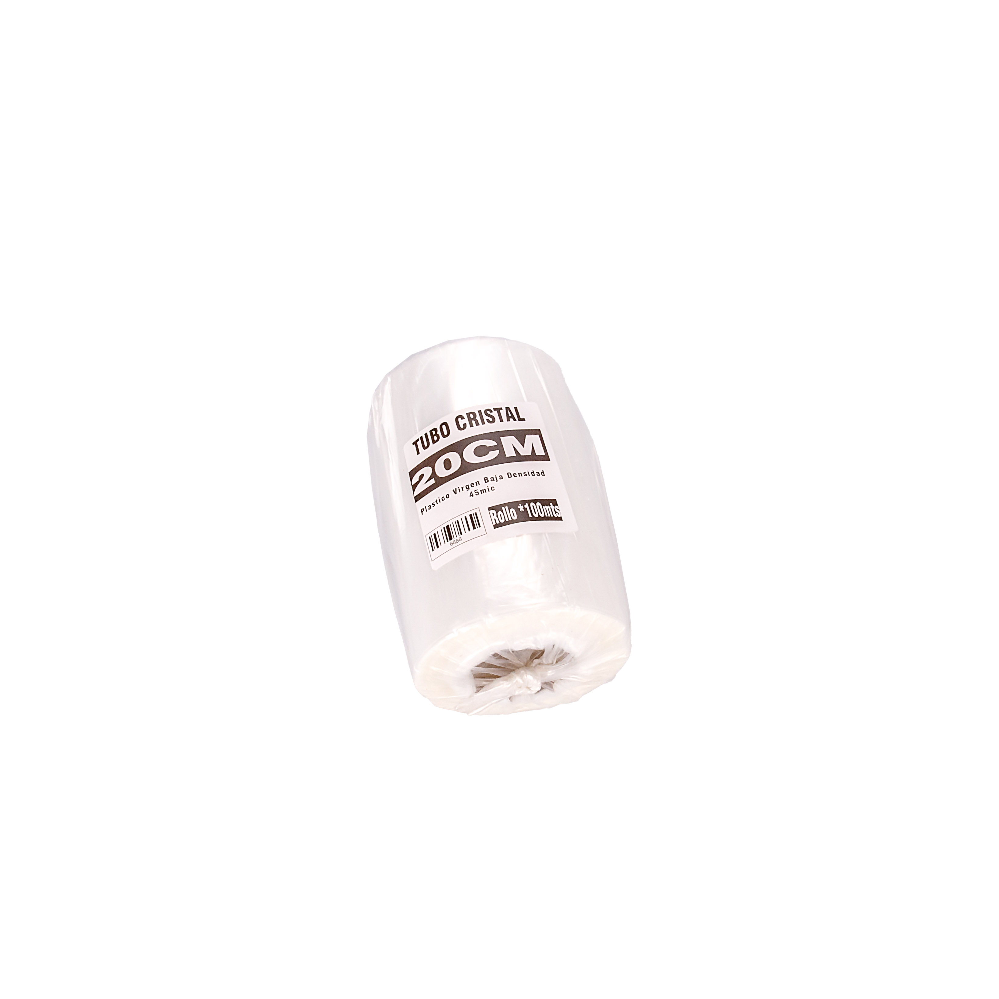 TUBO SIN CORTE FERNANDEZ PE CRISTAL (B/D - 45MIC) .20CM*100MTS *UNID
