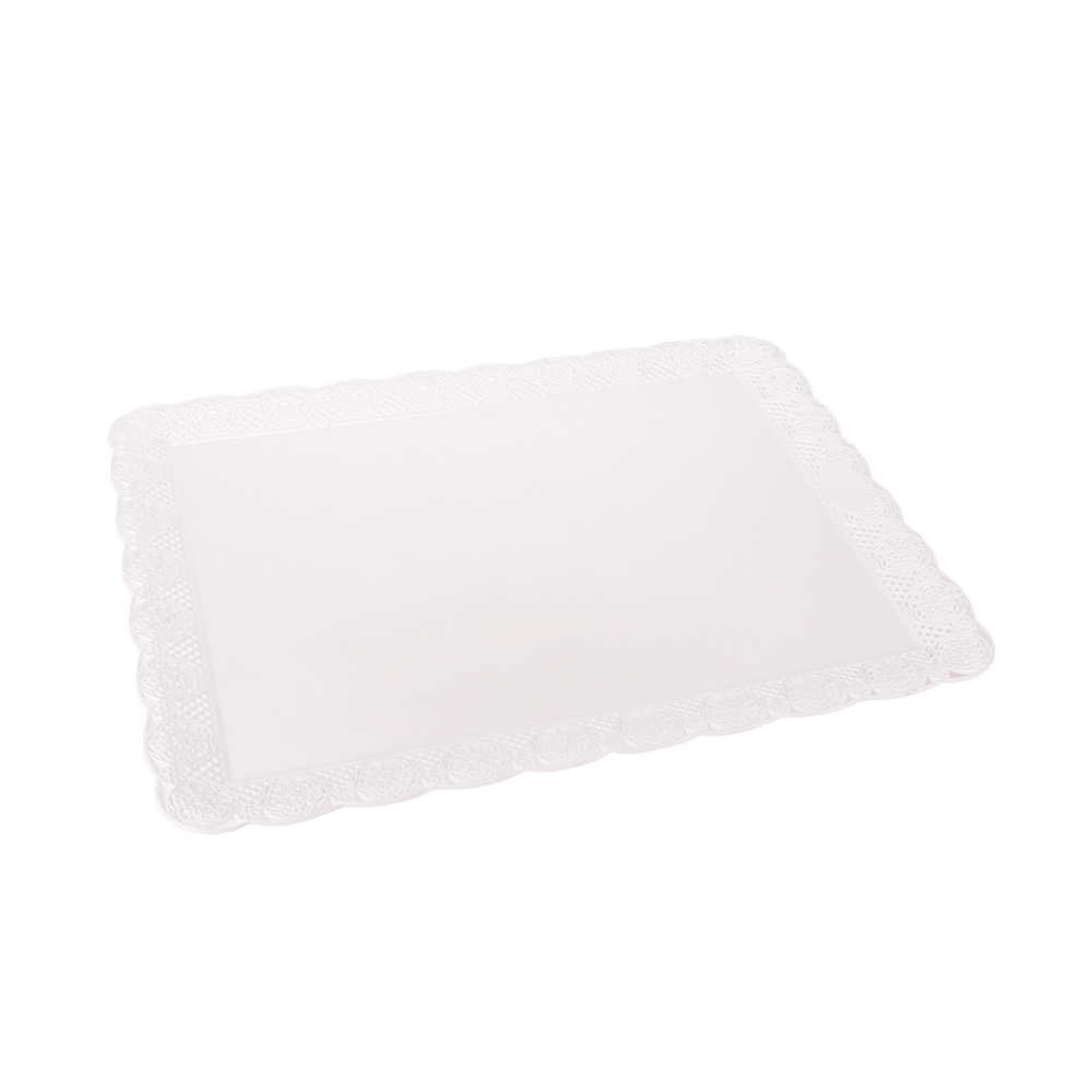 BANDEJA BLONDA PLASTICA RECTANGULAR 5000GRS (40*49CM) *UNID