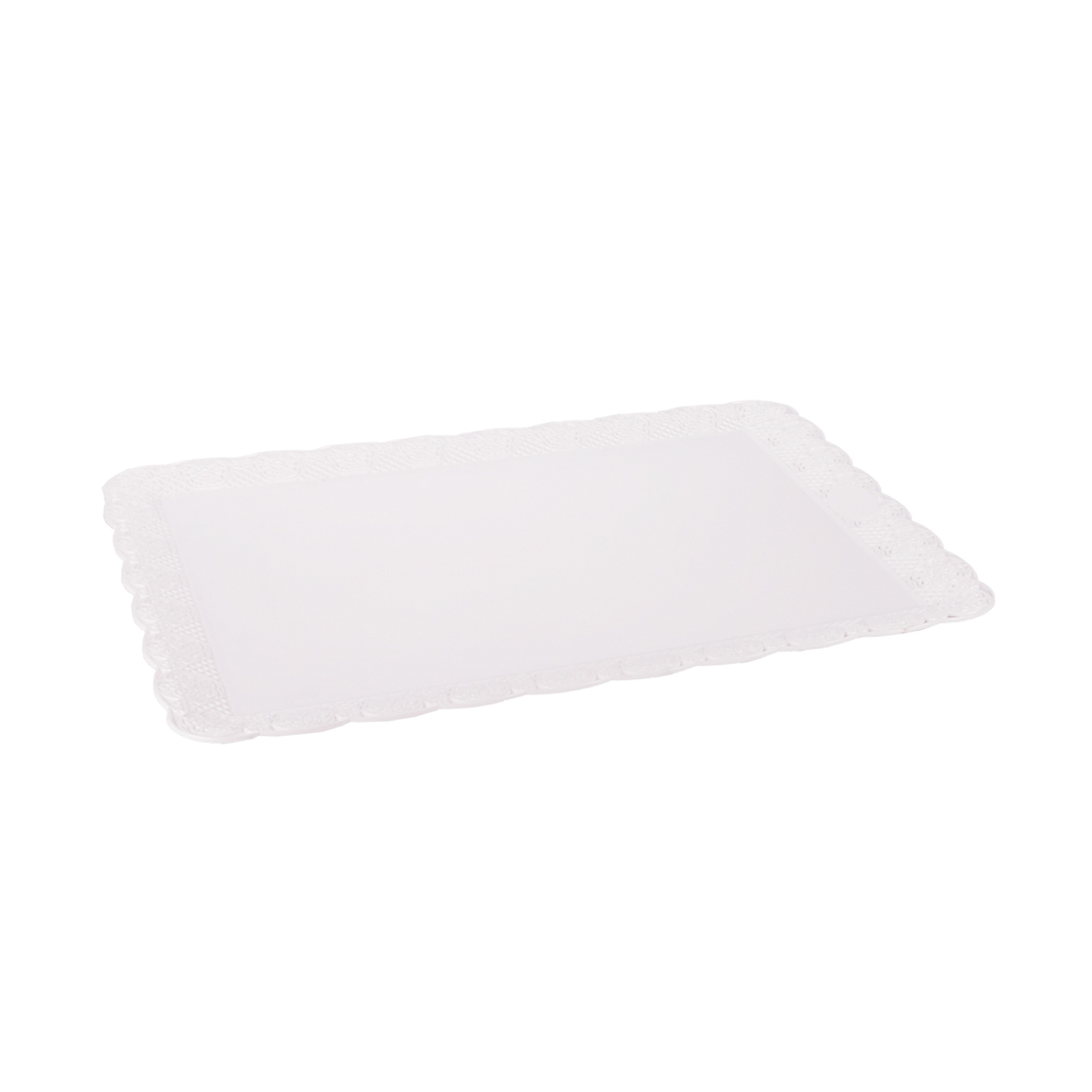 BANDEJA BLONDA PLASTICA RECTANGULAR 5000GRS (40*49CM) *UNID