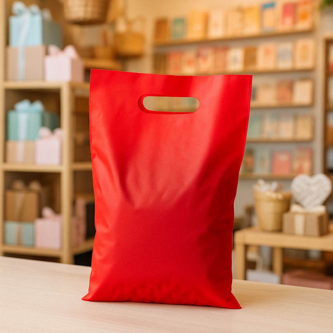 BOLSAS RIÑON LISAS TERLIZZI 40*50CM ROJO REFORZADAS (60MIC) PAQ.* 50UNID