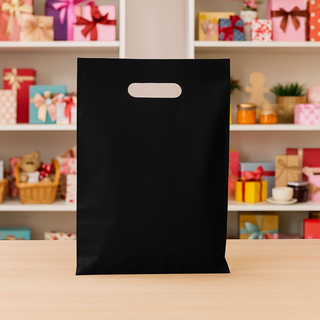 BOLSAS RIÑON LISAS TERLIZZI 25*35CM NEGRO REFORZADAS (60MIC) PAQ.*50UNID