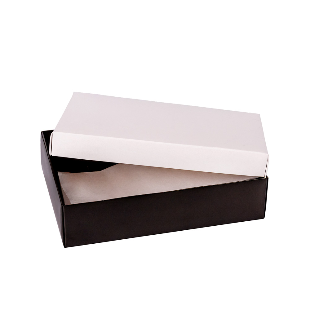 CAJA BOMBONES FINOS CON TAPA BLANCA 1/4KG (8*15*3CM) *UNID