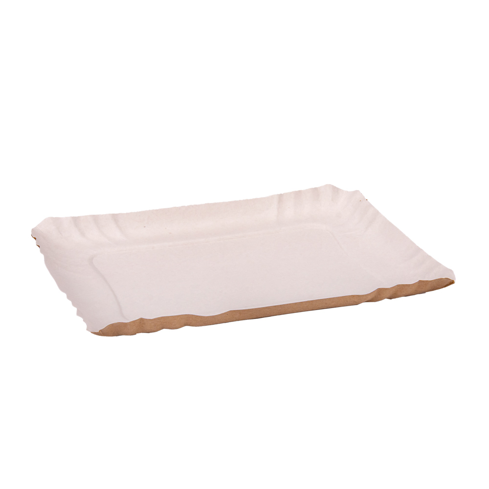 BANDEJA CARTON RECTANGULAR SATINADA Nº5 (21*26CM) *100UNID