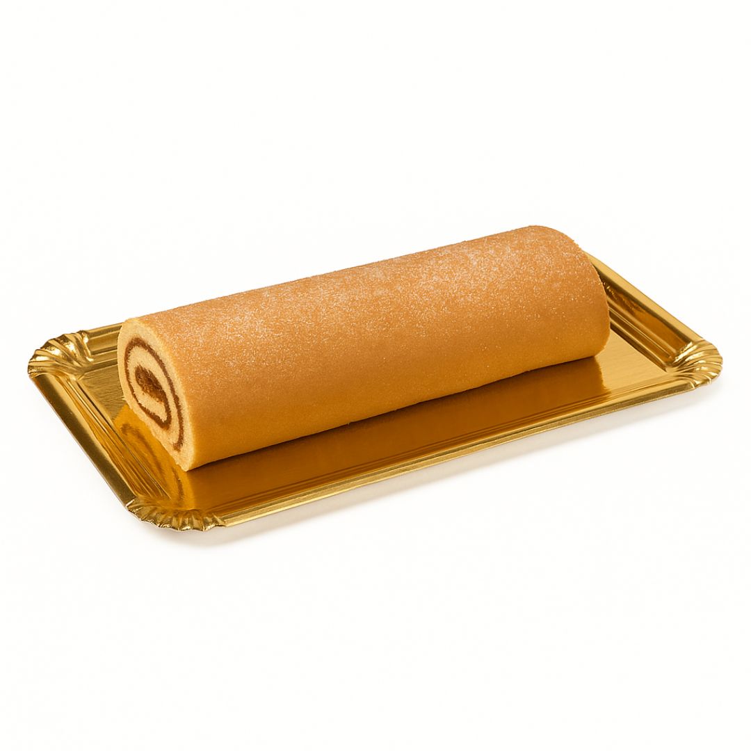 PLATO DORADO CARTON RECTANGULAR CUBETA/PIONONO (20*35CM) (OFERA DISC) *UNID