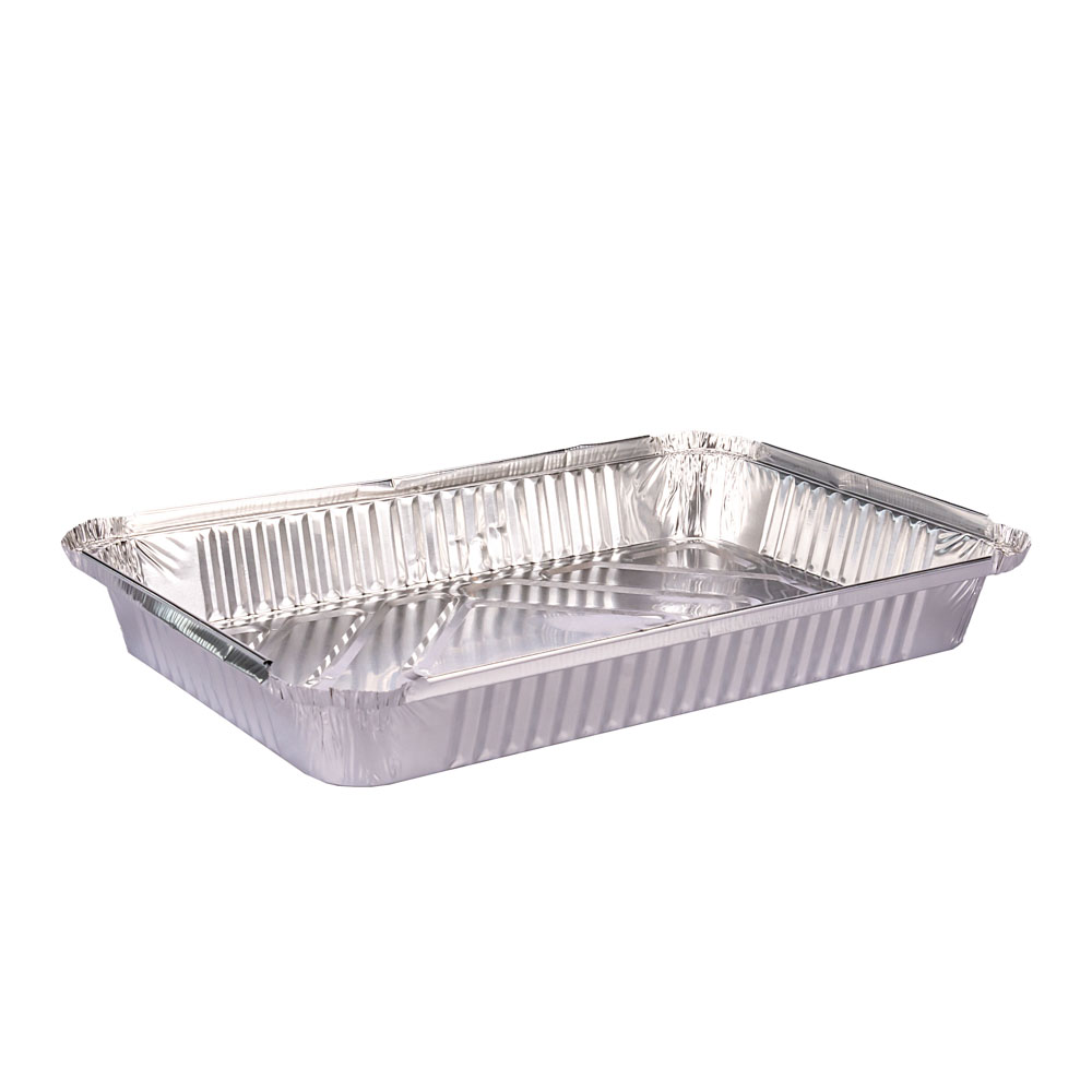 BANDEJA ALUMINIO VASSOI.F.-2200 (2000CC) (21*31*5CM) *25UNID