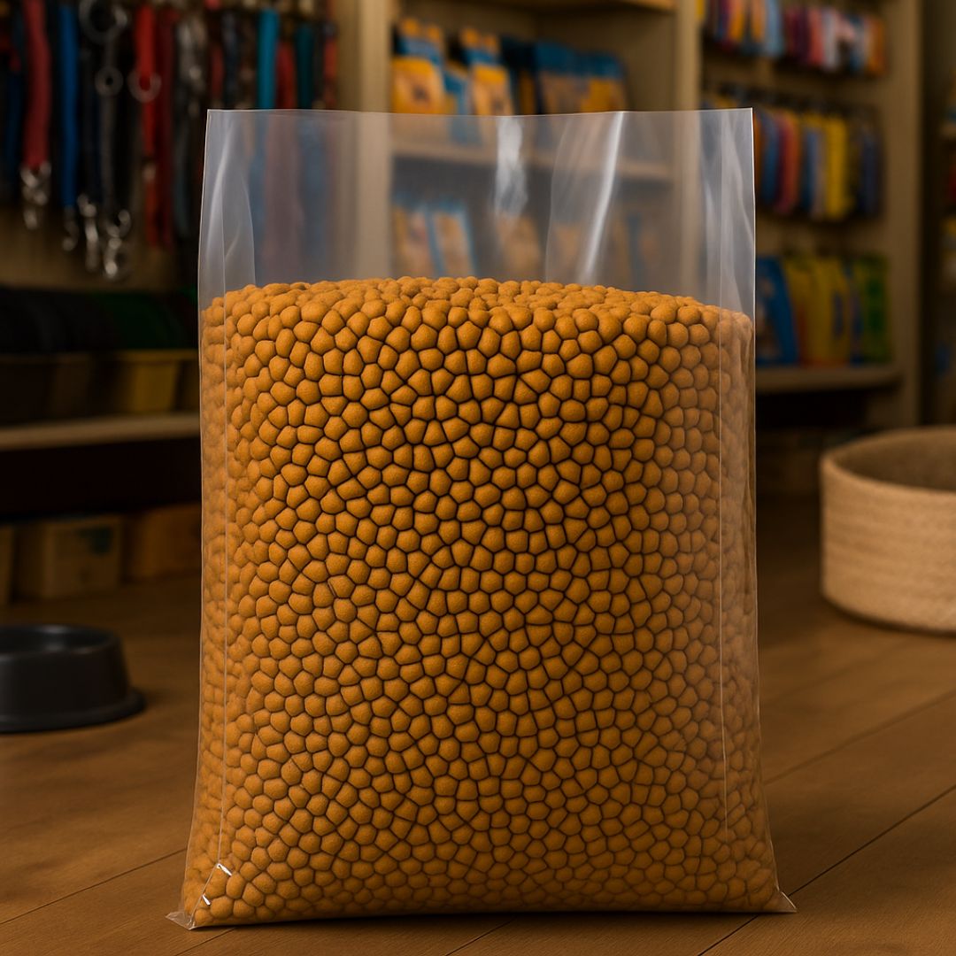 BOLSAS PLASTICAS mE TRASLUCIDAS (65MIC - B/D - C/FUELLE) 30X50CM *100UNID