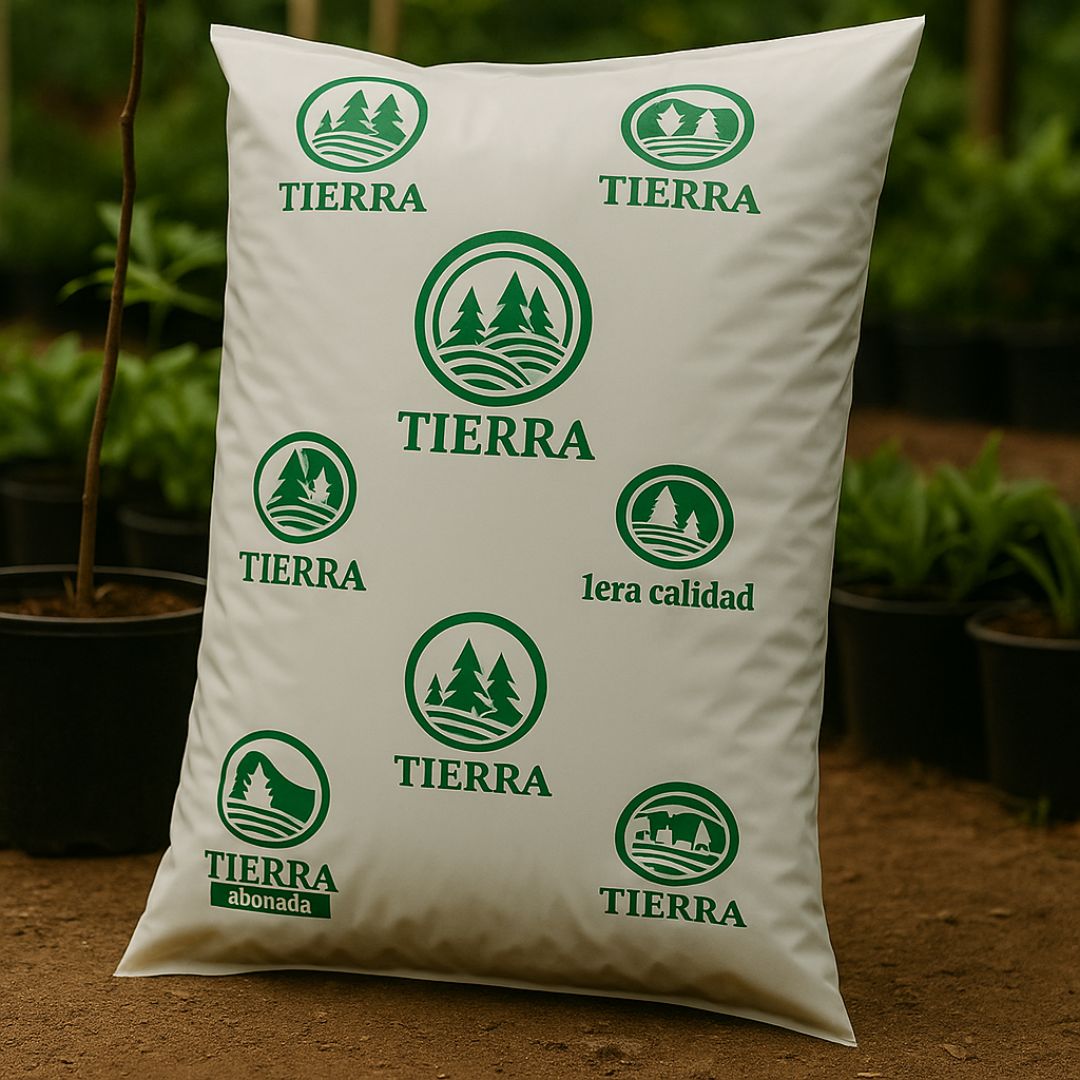 BOLSAS TIERRA FERNANDEZ (PE BLANCO - 60MIC) 35X55CM *25UNID