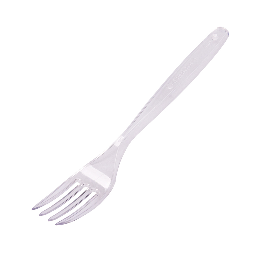 TENEDOR PLASTICO CRISTAL REFORZADA BISTROT (DARNEL) BLISTER *20UNID.