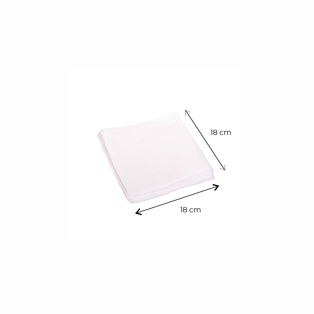 SERVILLETA GASTRONOMICA BLANCA (18*18CM) ECOROYAL ECO (TISSUE) *CAJA *0.7KG