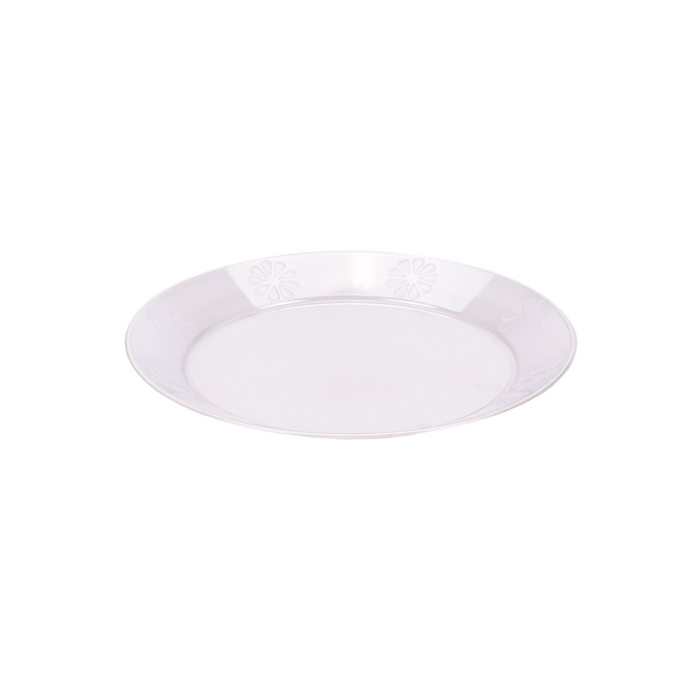 PLATO RIGIDO REDONDO BOYANO 17CM BLANCO *UNID