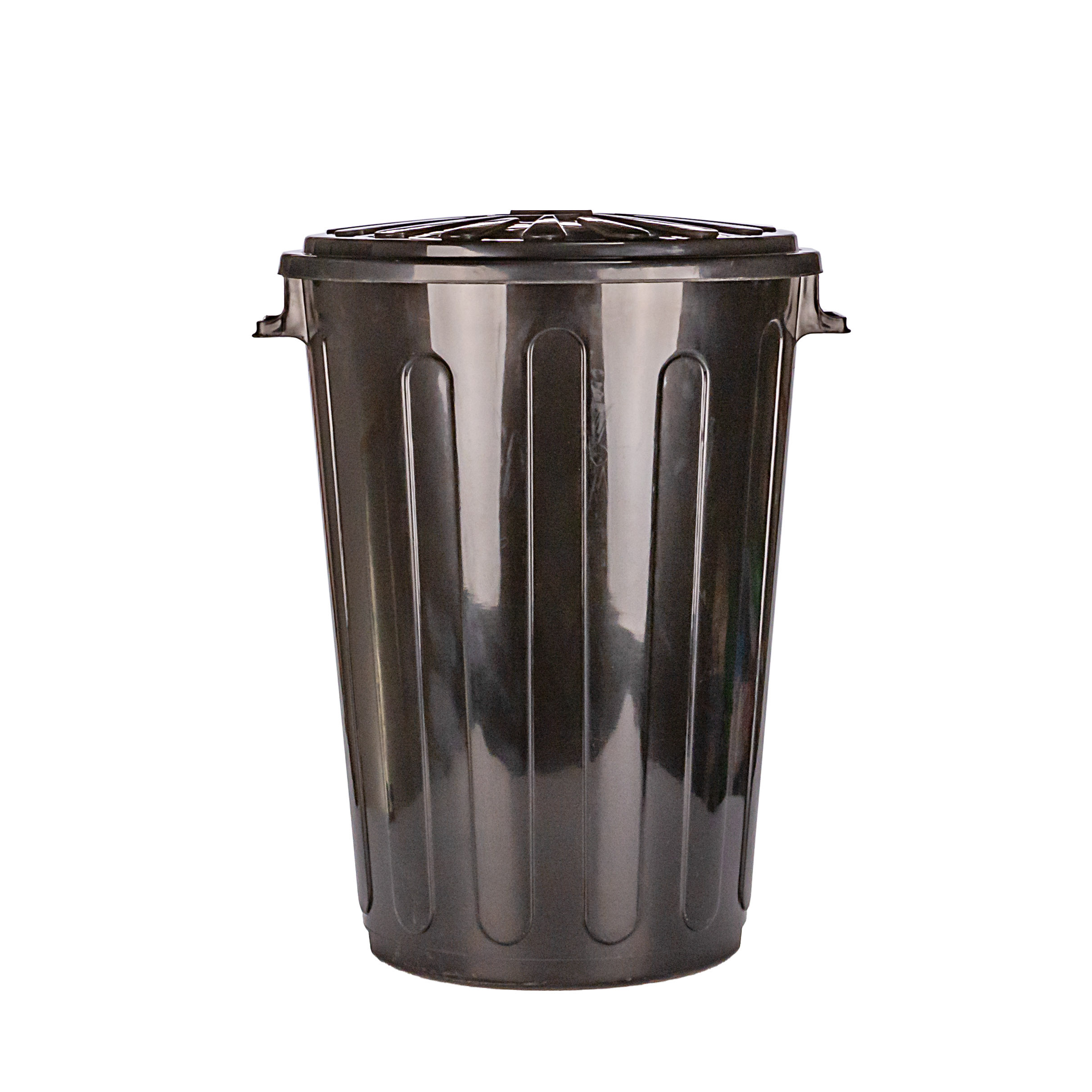 TACHO RESIDUOS GEMPLAST.(68LTS) REDONDO CON TAPA *UNID