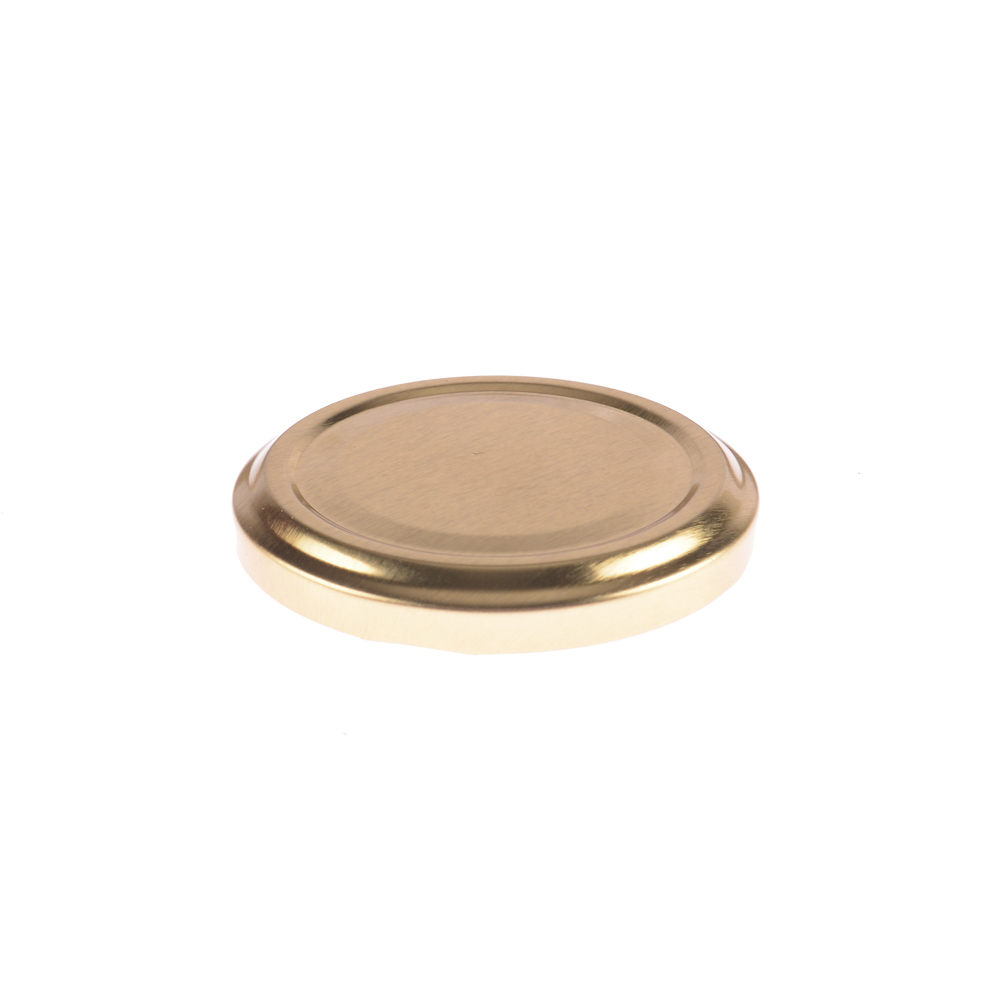 TAPA FRASCO VIDRIO 48MM AXIAL DORADA (METAL) PACK *20UNID