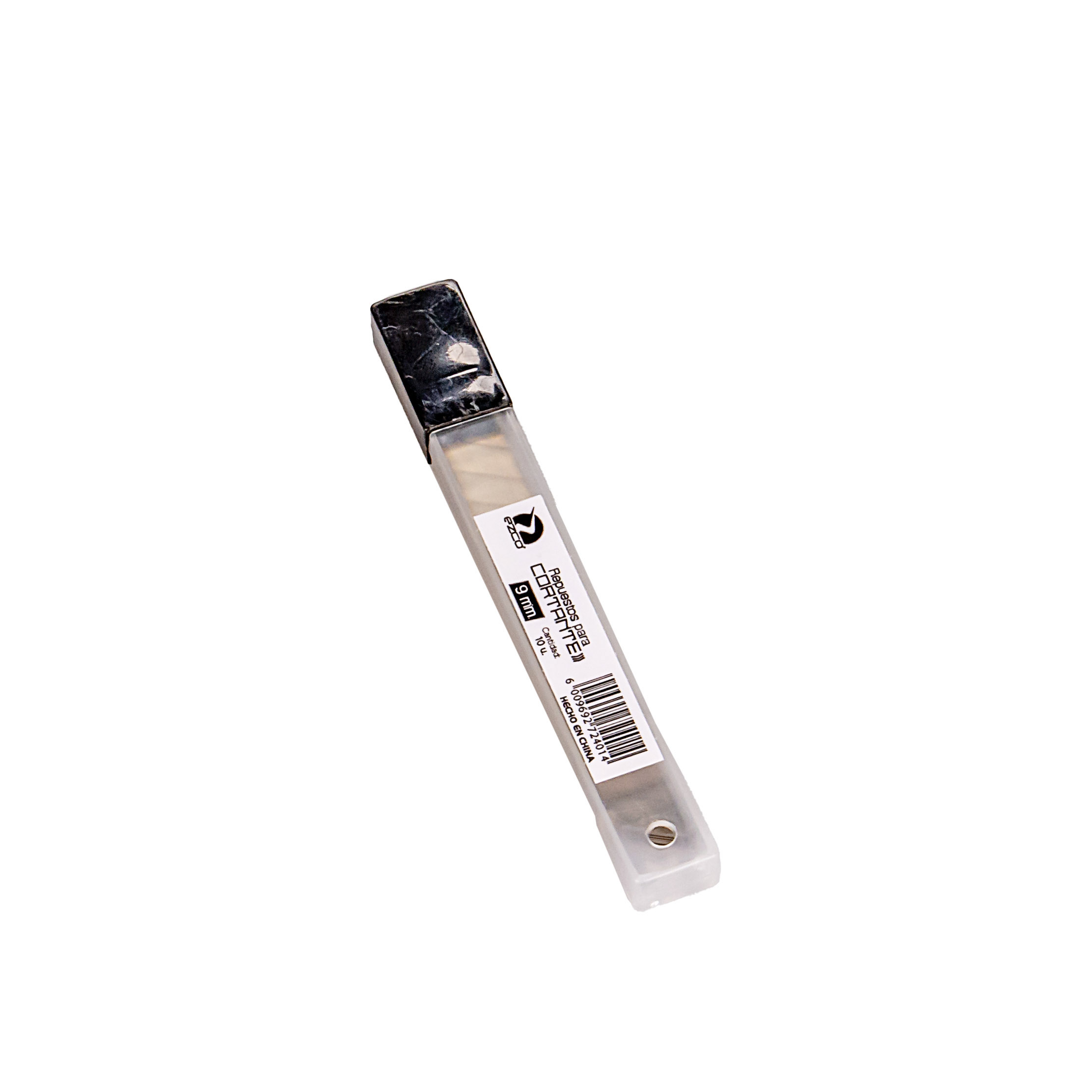 REPUESTO CUTTER CUCHILLA EZCO .9MM CHICO *10UNID