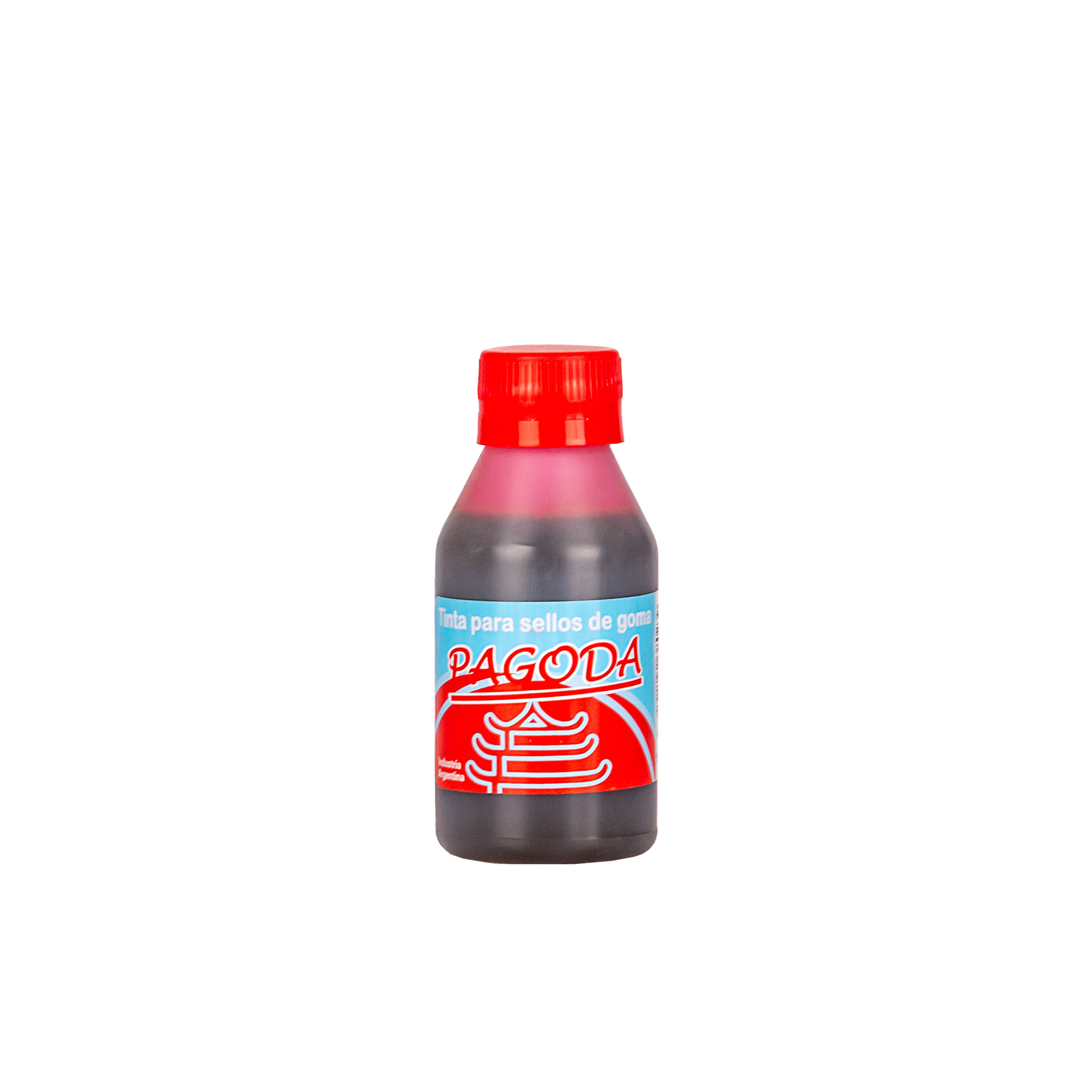 TINTA SELLOS.120CC ROJO PAGODA *UNID