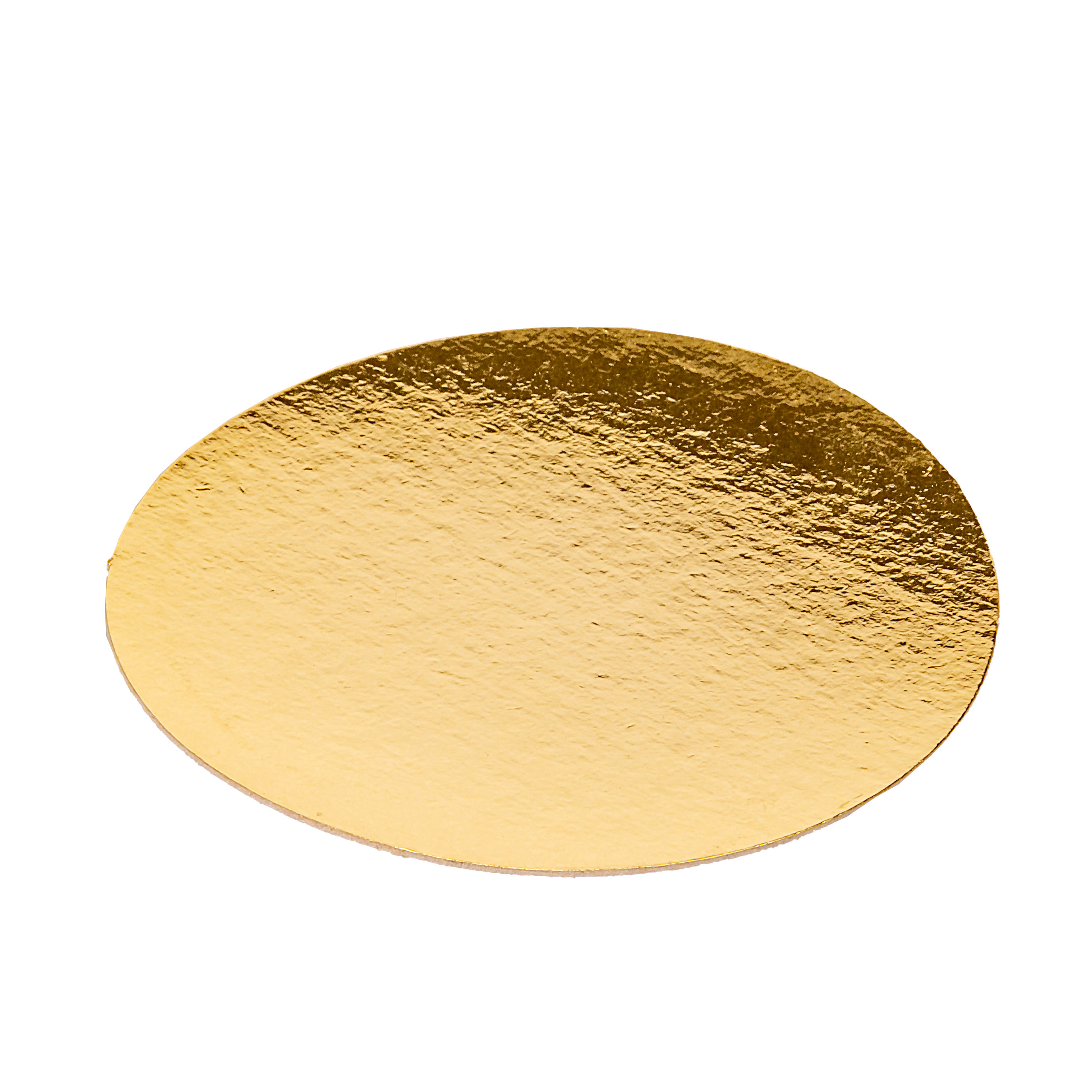 DISCOS DE CARTON DORADOS.10CM *10UNID