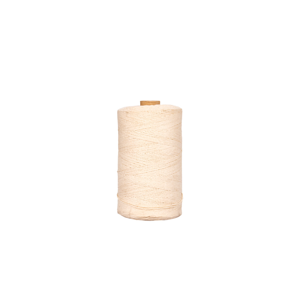 HILO ALGODON BLANCO PIZZERO 3 HEBRAS (500GRS) *BOBINA