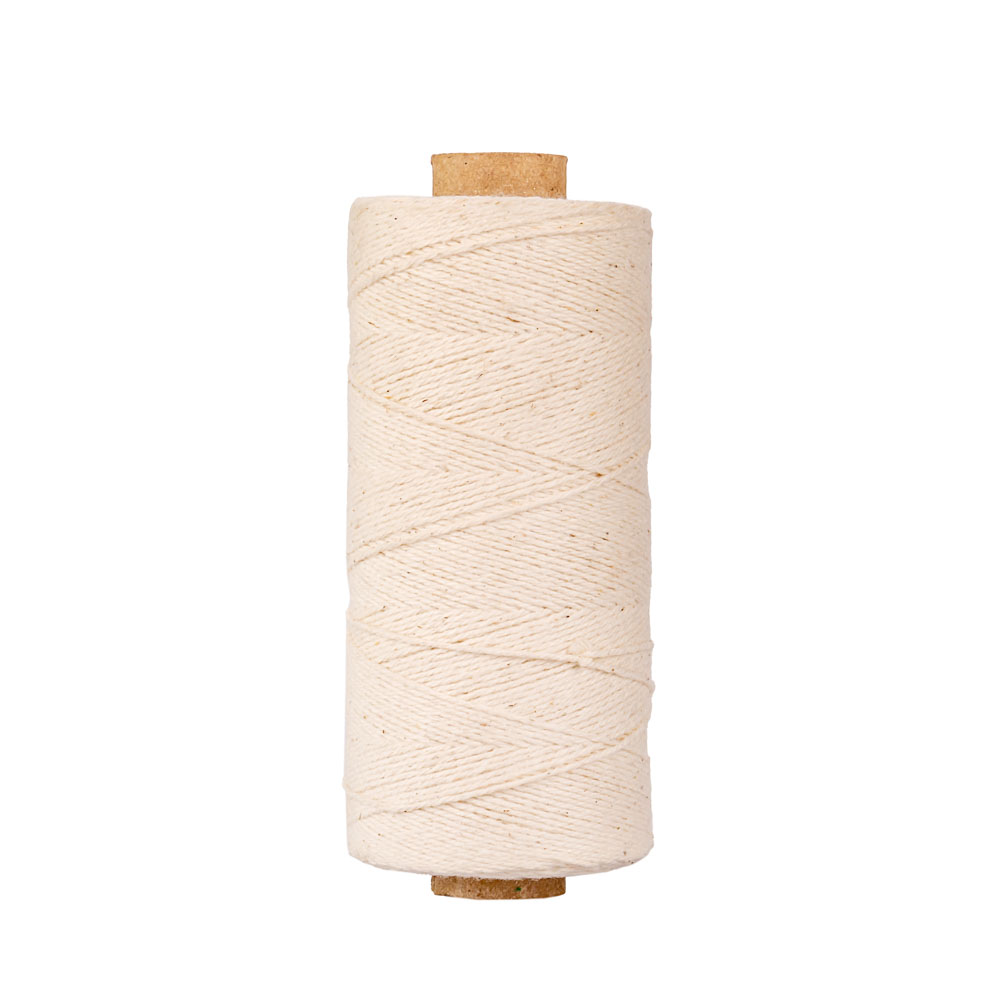 HILO ALGODON BLANCO PIZZERO 3 HEBRAS (250GRS) *BOBINA