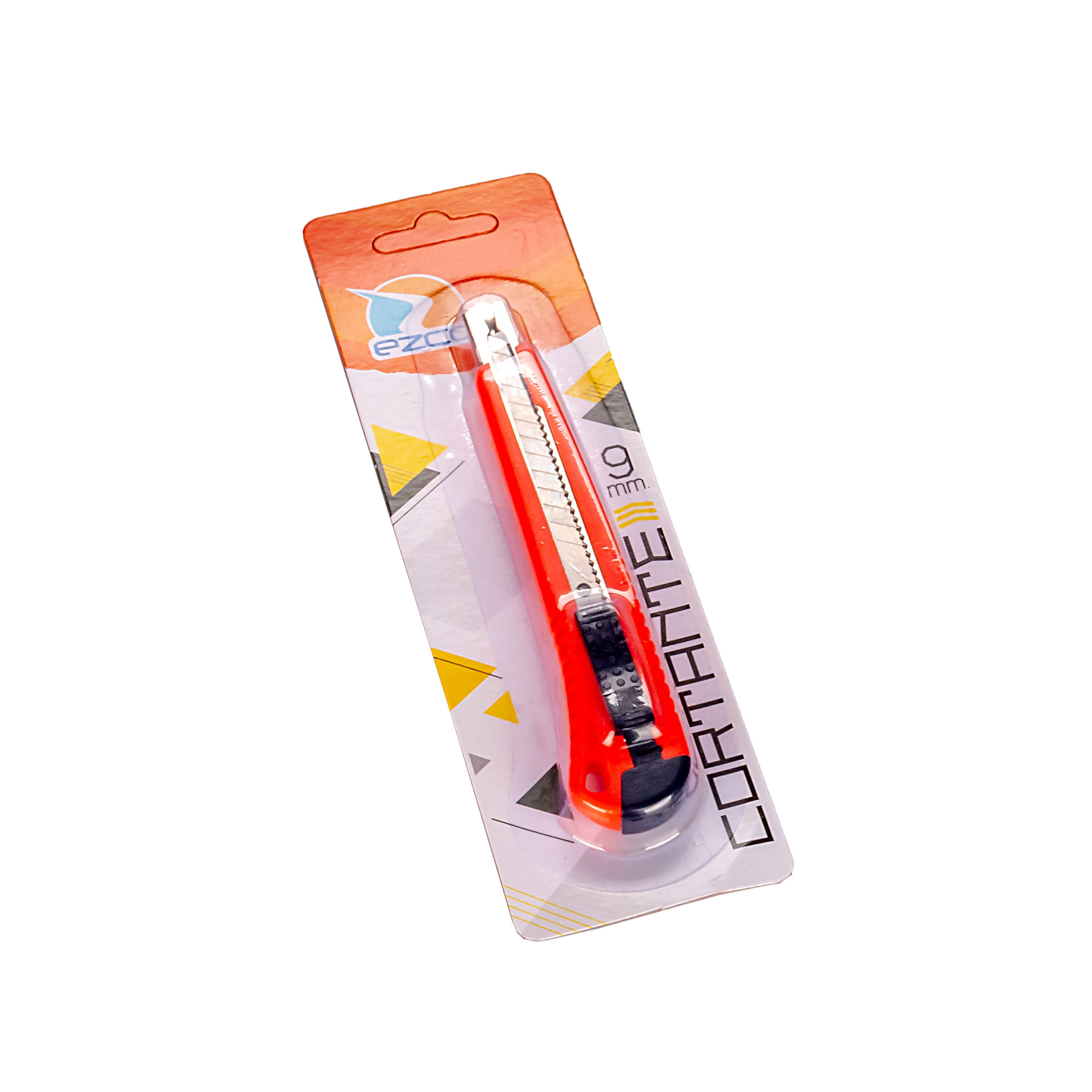 CUTTER EZCO 9MM CHICO (CON GUIA METAL) *UNID