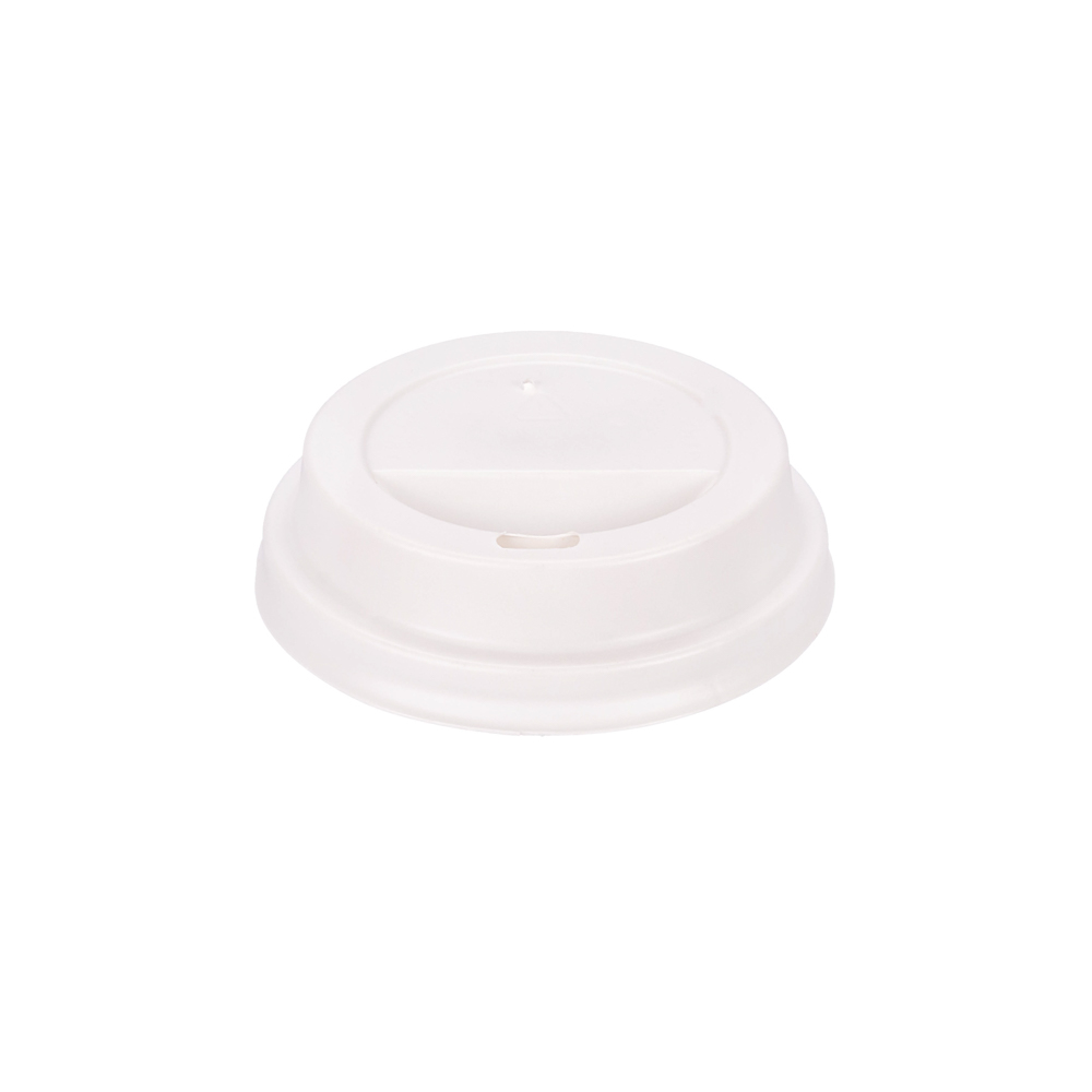TAPA VASOS POLIPAPEL SOLUPLEX CON PICO.BLANCA 8OZ P/DOBLE PARED *100UNID.