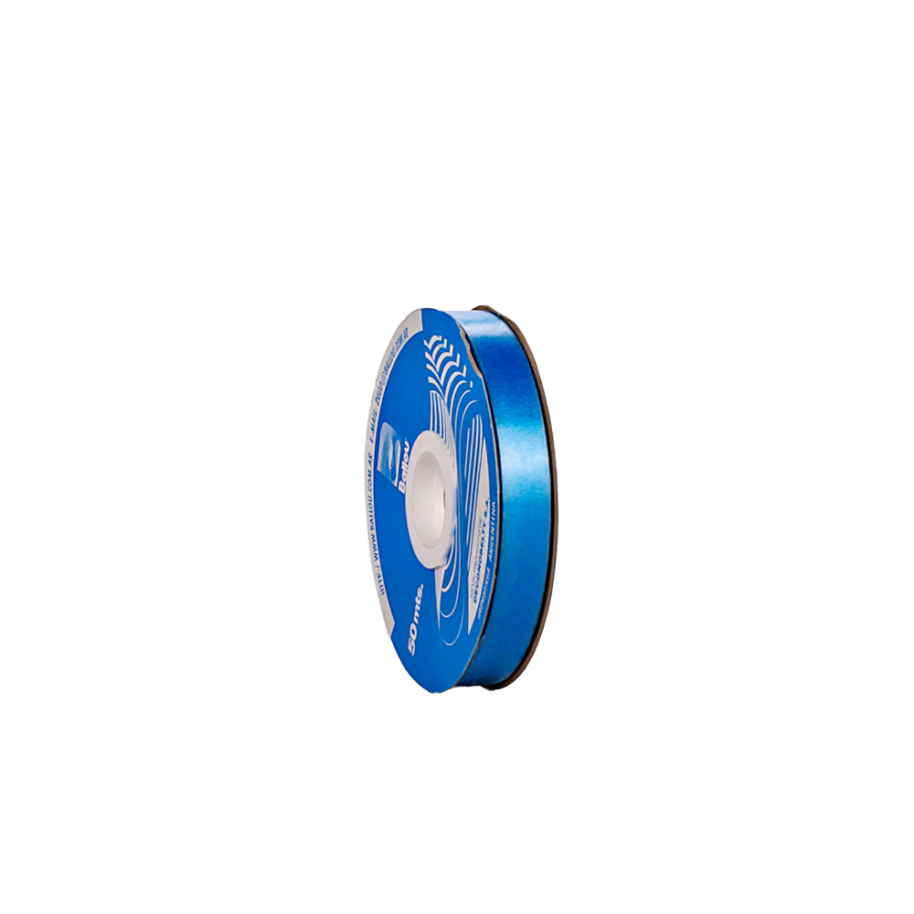 CINTA MOÑOS LISA 12MM ROLLO CELESTE *50MTS
