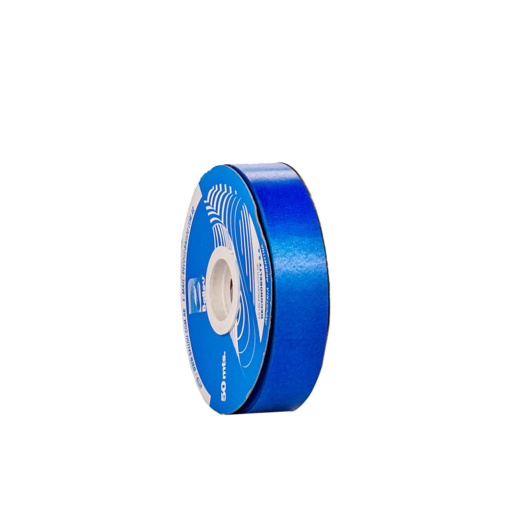 CINTA MOÑOS LISA 20MM ROLLO AZUL  *50MTS