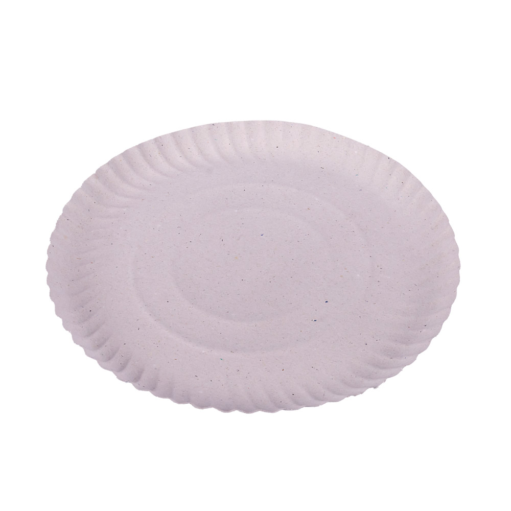 BANDEJA CARTON REDONDA BLANCA Nº14.5 (30CM) *100UNID