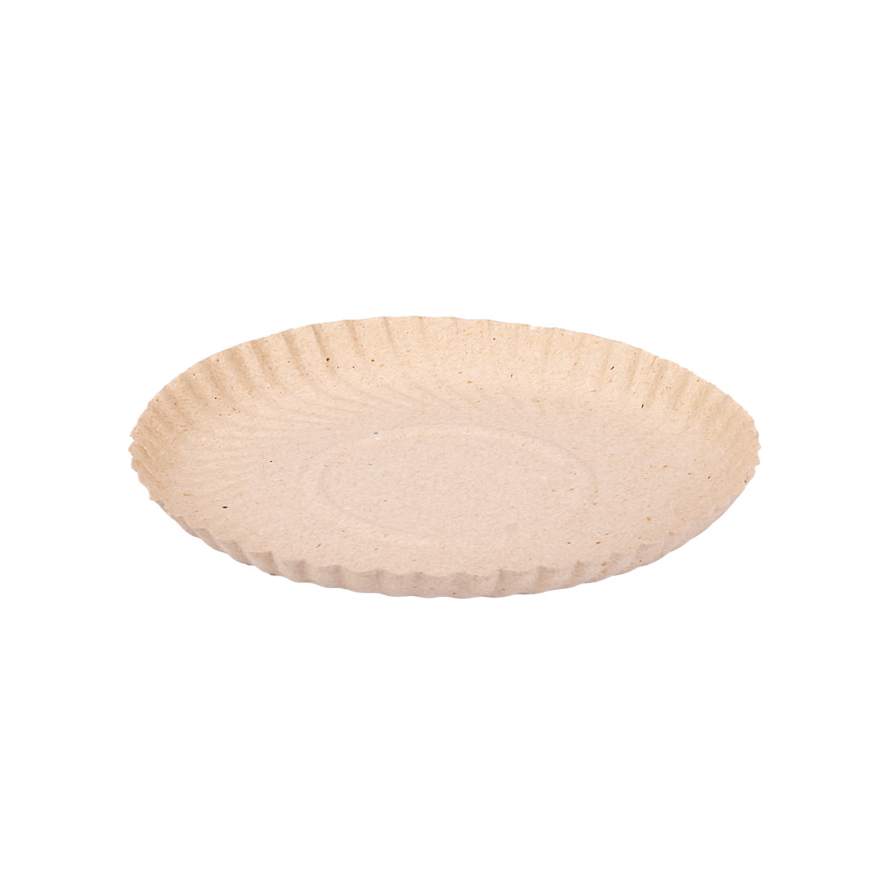 BANDEJA CARTON REDONDA DPM GRIS Nº13 (22.5CM) *100UNID