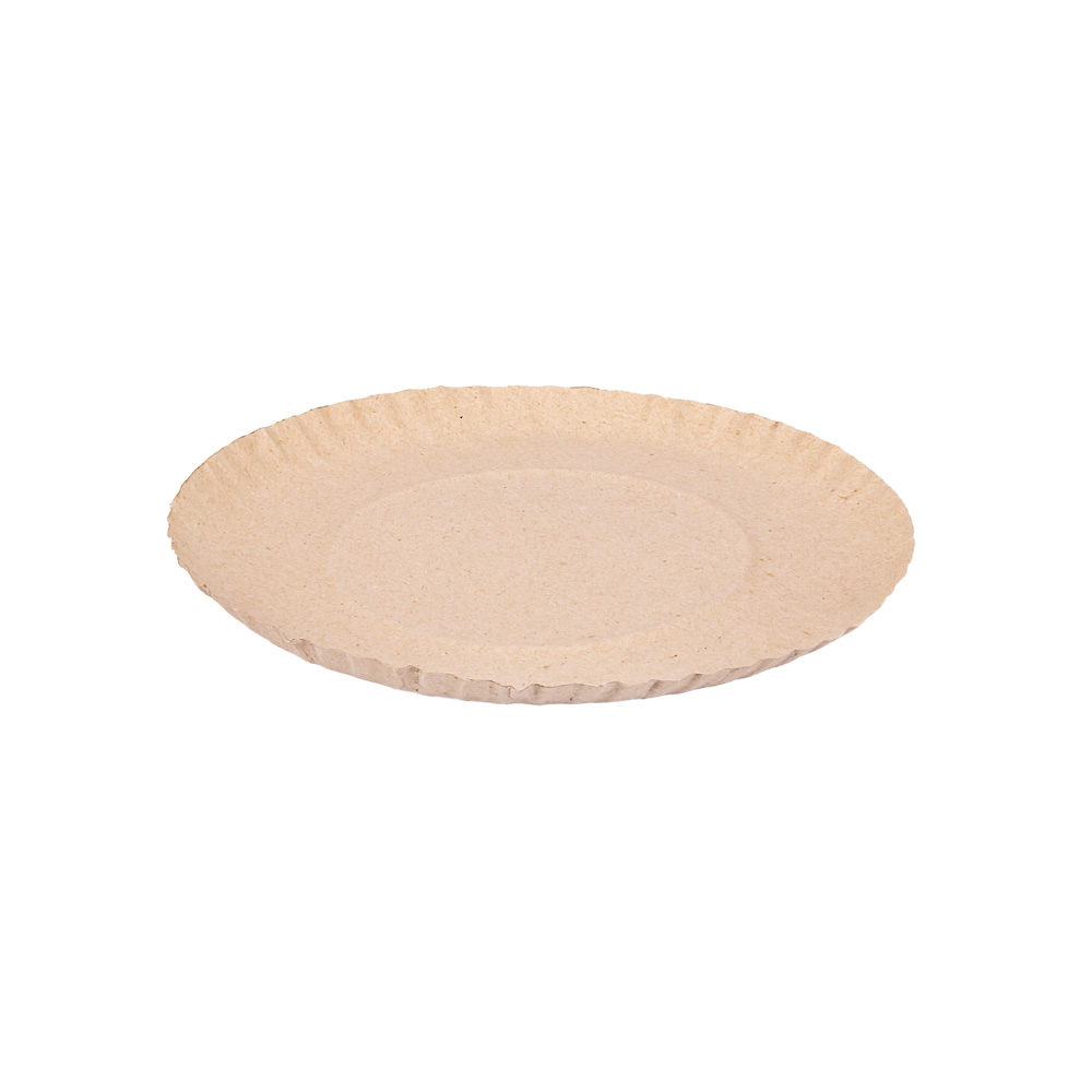 BANDEJA CARTON REDONDA DPM GRIS Nº14 (27CM) *100UNID
