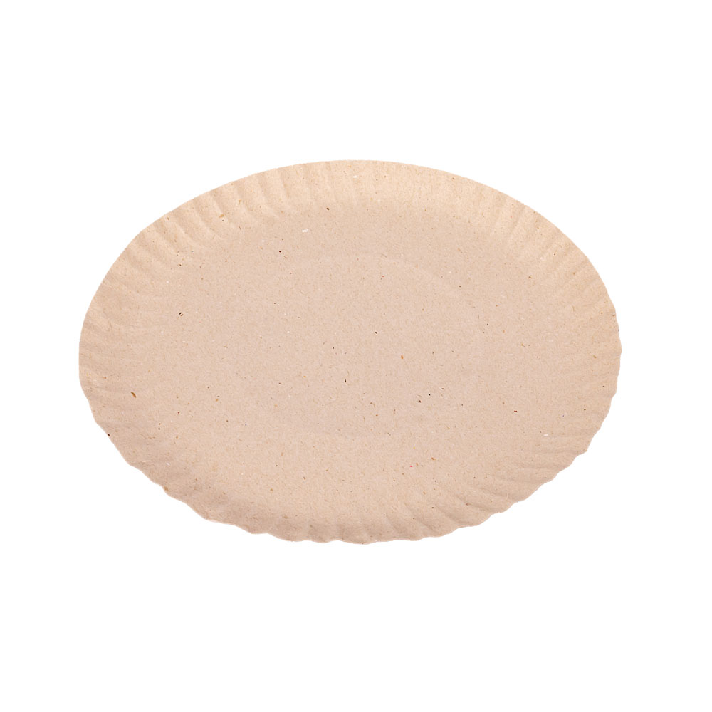 BANDEJA CARTON REDONDA GRIS Nº15 (30CM) *100UNID