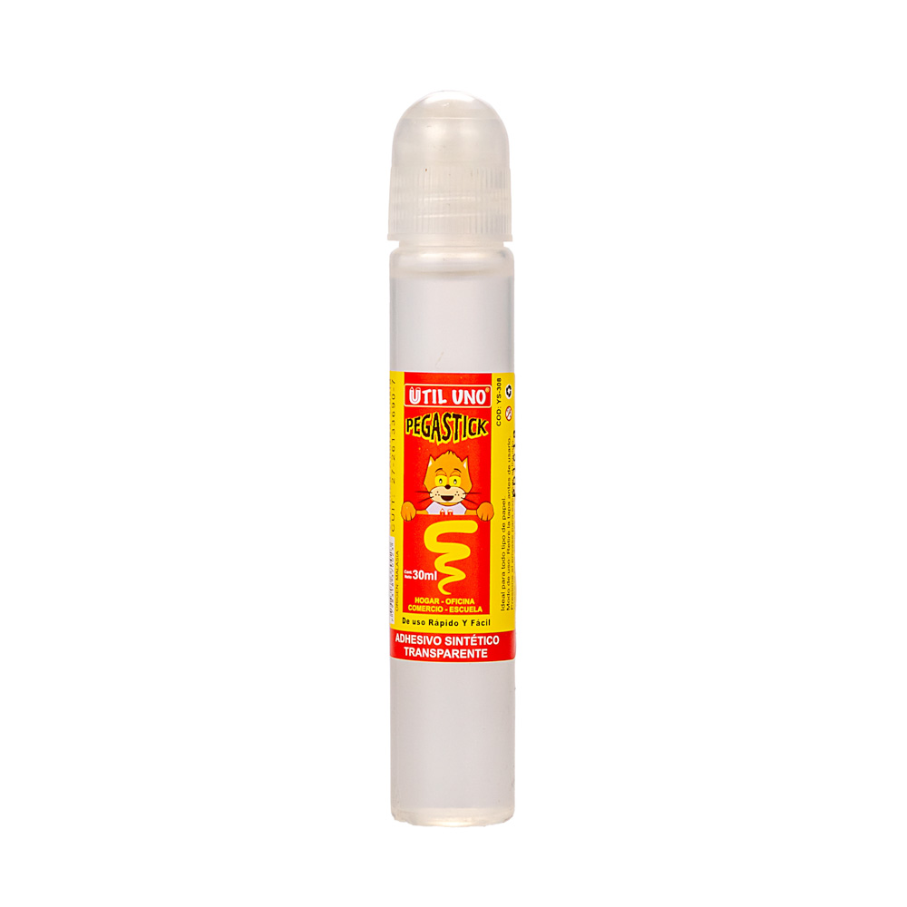 ADHESIVO SINTETICO UTIL UNO (30ML) (PEGASTICK TIPO VOLIGOMA CHICA) *UNID