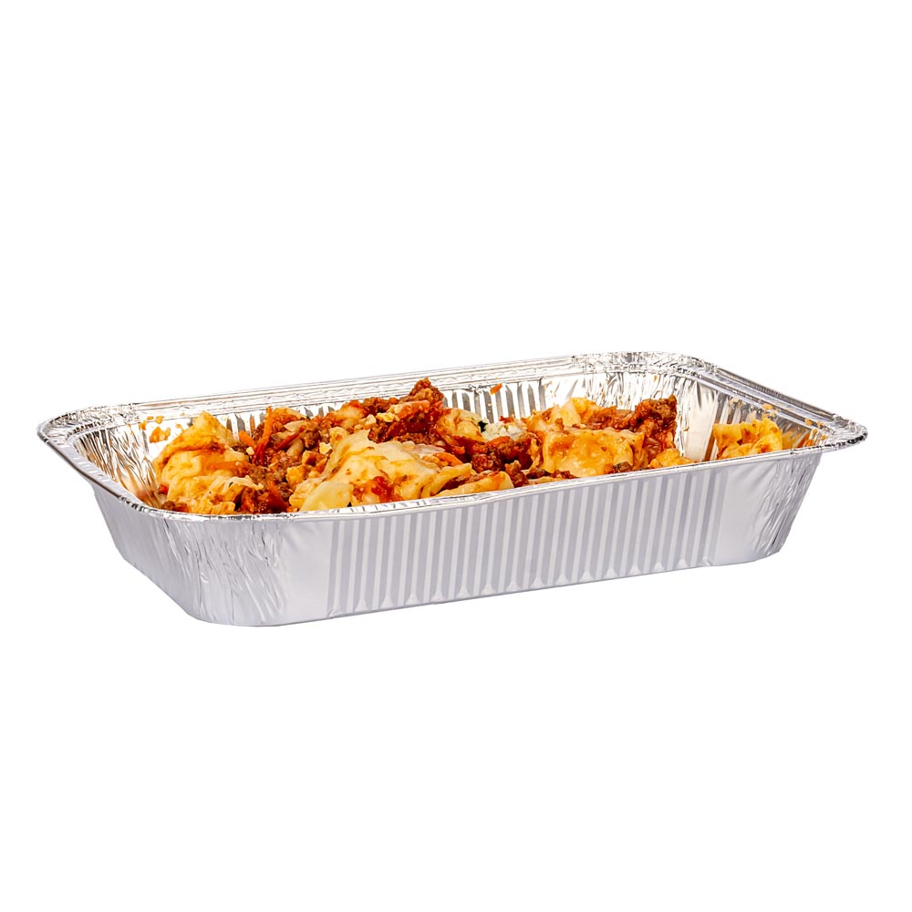 BANDEJA ALUMINIO VASSOI.F-2100 (1050CC) (15*23*4.5CM) *25UNID