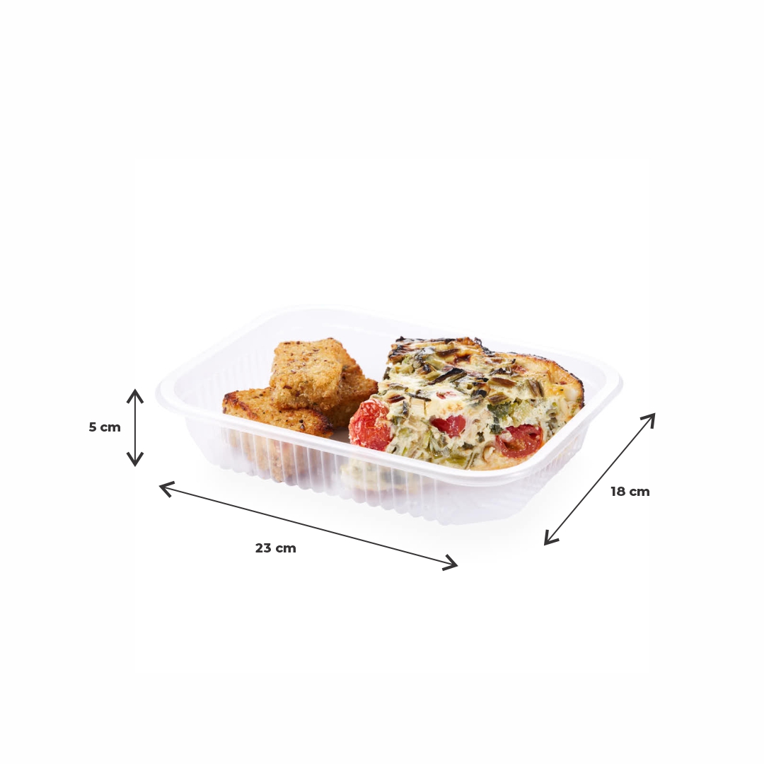 BANDEJA MICRO COTNYL.PE Nº105 RECT.(18*23*5CM) (PE105R) *100UNID