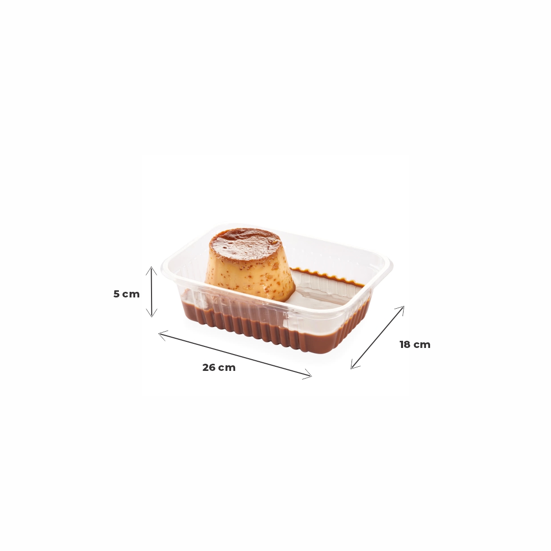 BANDEJA PET CRISTAL BANDEX Nº102 (10*15*4CM) (1055102) *100UNID(OFERTA)