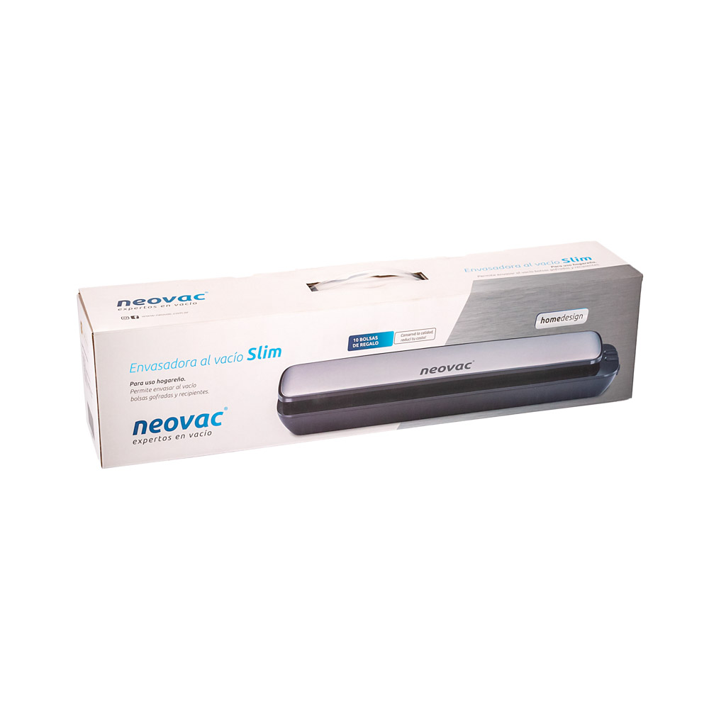 ENVASADORA AL VACIO NEOVAC SLIM.ACERO INOX (VAC20-E) (8*39*5.3CM) *UNID