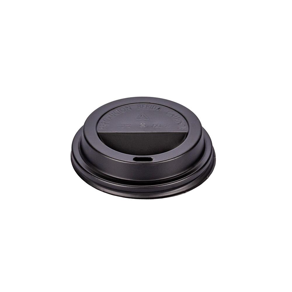 TAPA VASOS POLIPAPEL ENPOLEX.12OZ CON PICO NEGRA P/DOBLE Y SIMPLE PARED *100UNID