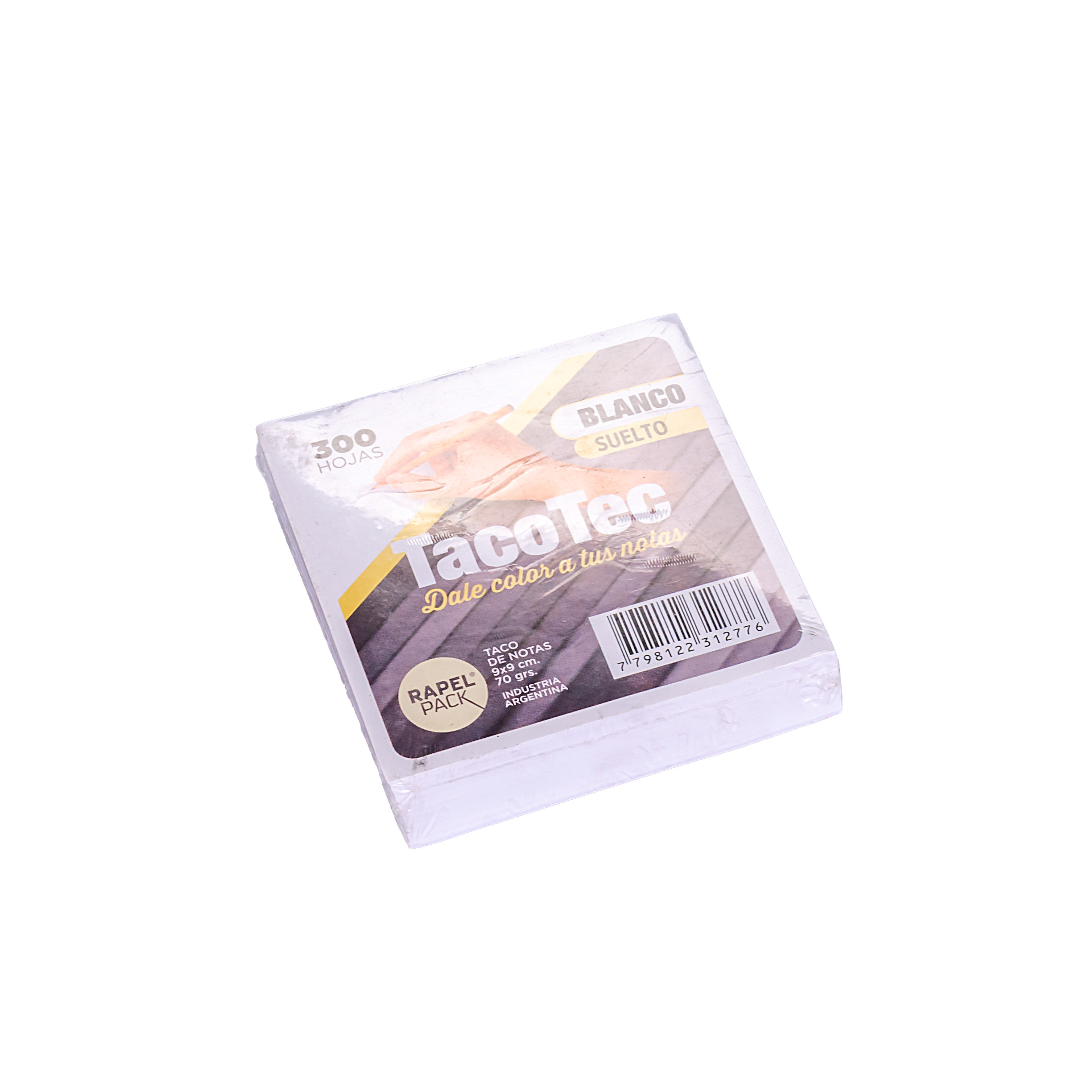 TACO PAPEL 9*9CM BLANCO TACOTEC *300HJS
