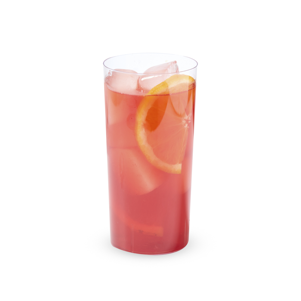 STRAWPLAST VASO RIGIDO.340CC LONG DRINK CRISTAL (ST-354) *10UNID
