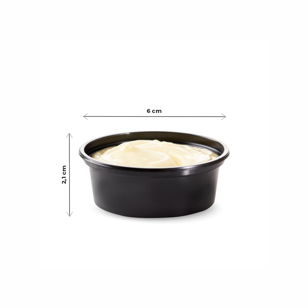 POTE PLASTIVAS PS 40CC (DEGUSTACION NEGRO) *100UNID