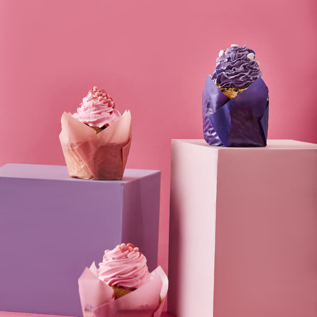 TULIPAS PARA MUFFIN Y CUPCAKE.Nº16 ROSA PASTEL LISA PAQ *200UNID