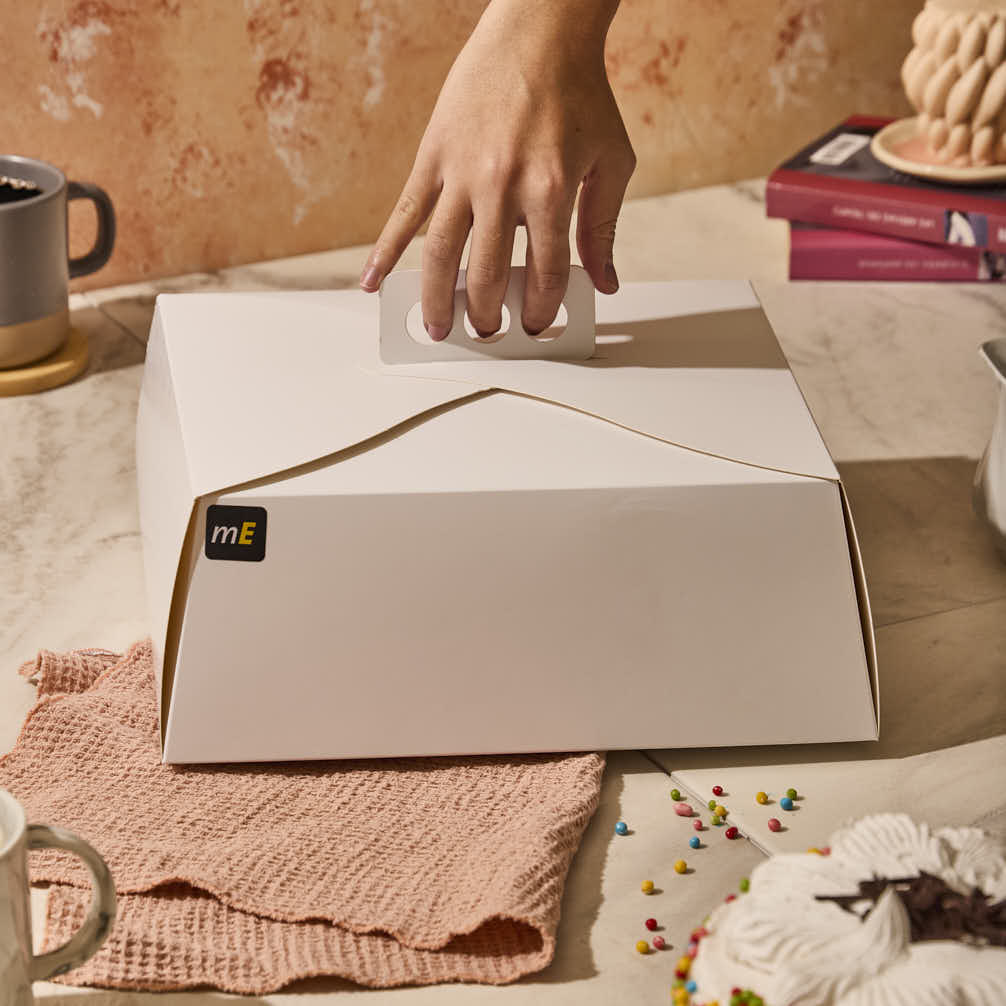 ESTUCHE TORTA CARTULINA BLANCA (30*30*11CM) mE *10UNID