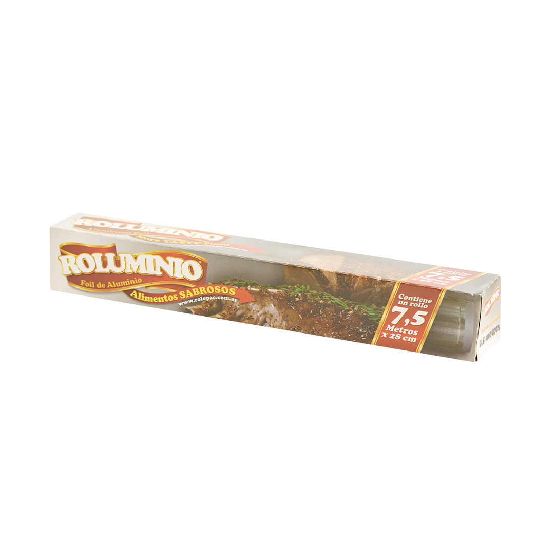 PAPEL ALUMINIO ROLUMINIO FAMILIAR (28CM*7.5MTS) *ROLLO