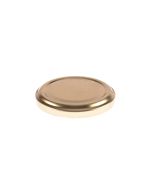 TAPA FRASCO VIDRIO 82MM AXIAL DORADA (METAL) PACK *12UNID